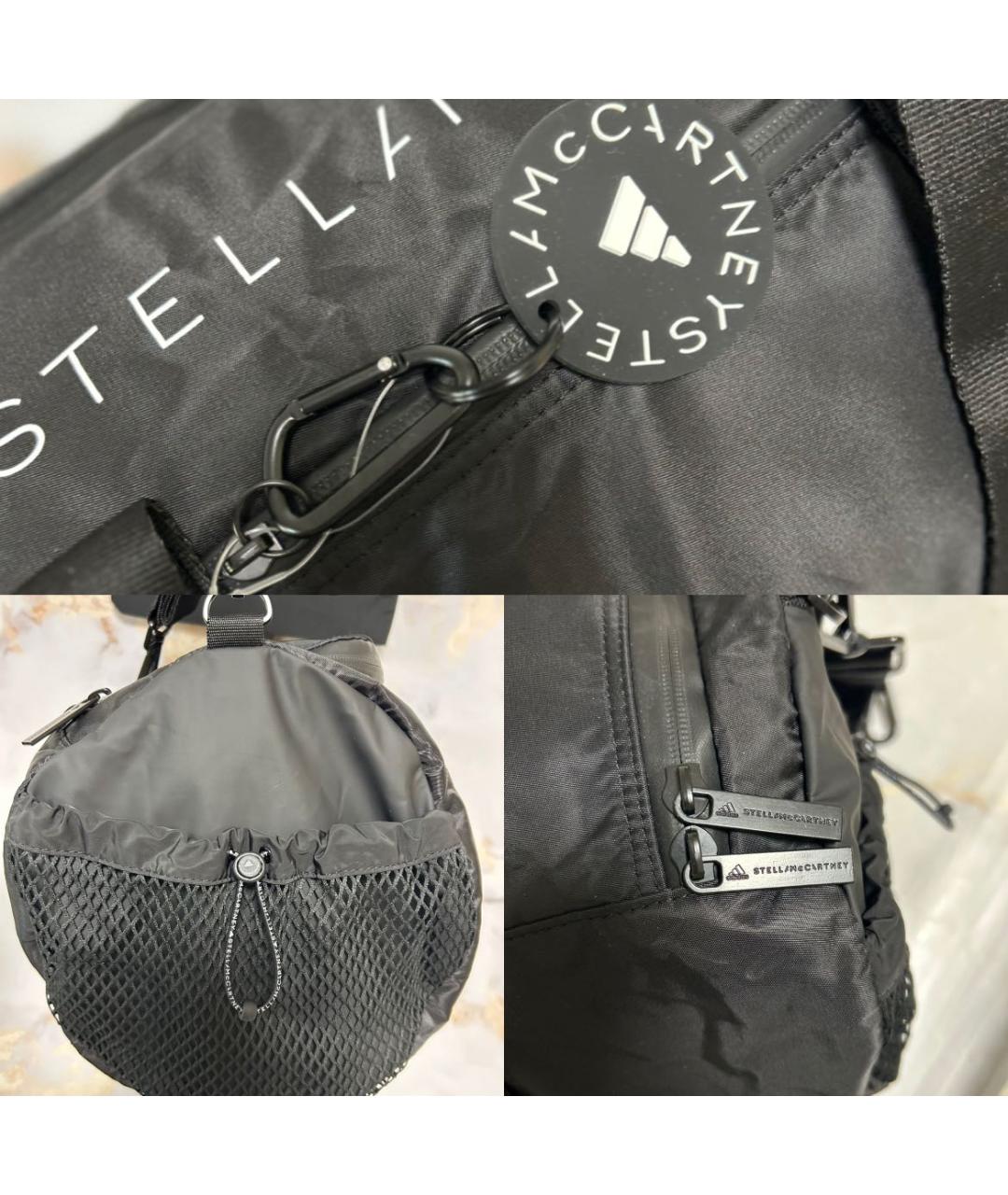 ADIDAS BY STELLA MCCARTNEY Черная дорожная/спортивная сумка, фото 3