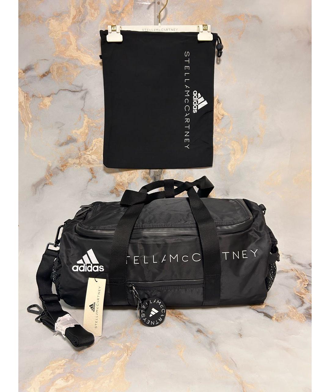 ADIDAS BY STELLA MCCARTNEY Черная дорожная/спортивная сумка, фото 2
