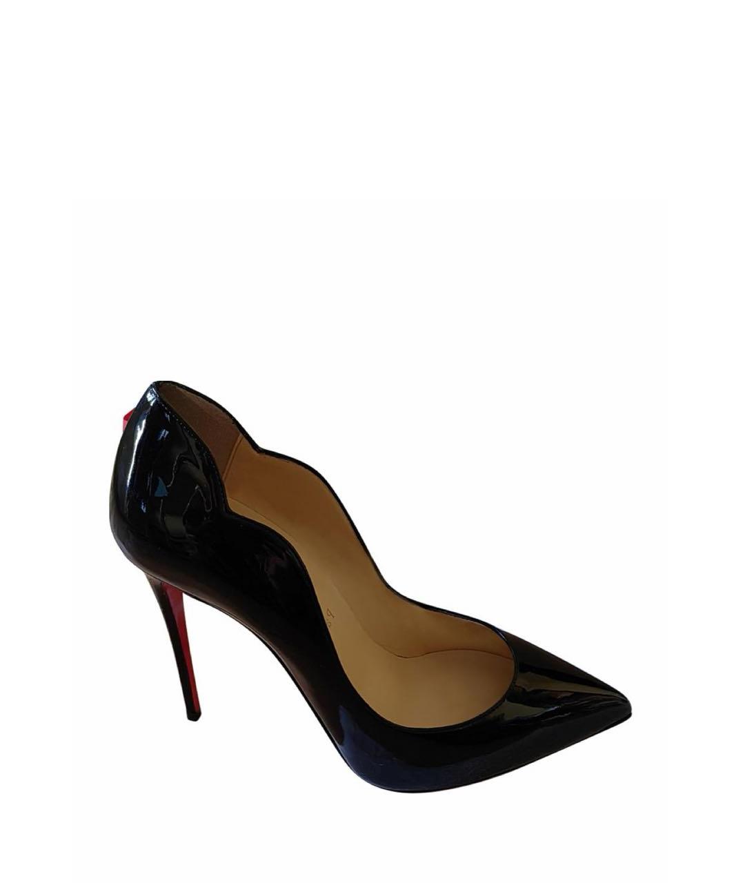CHRISTIAN LOUBOUTIN Черные туфли из лакированной кожи, фото 5
