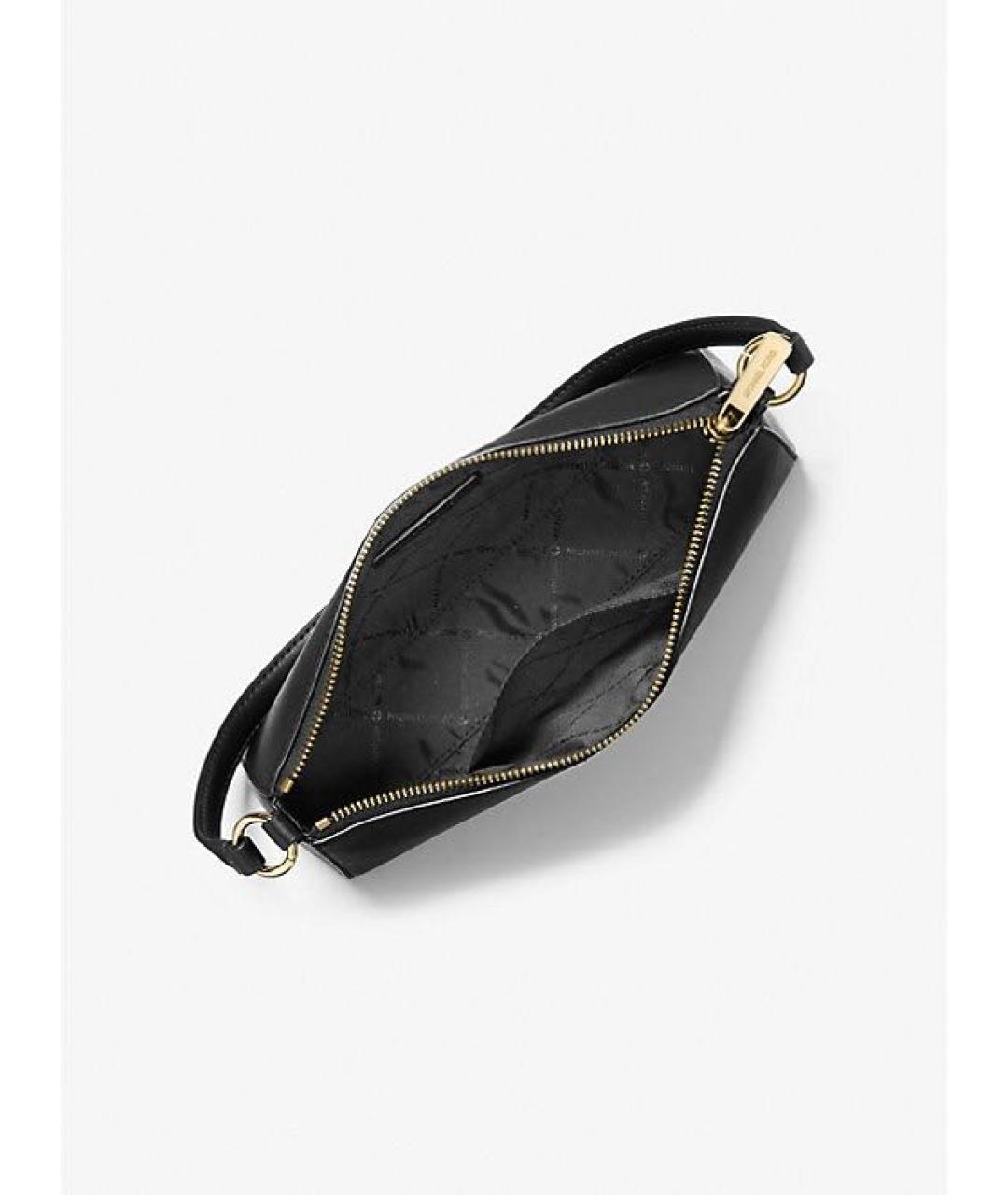 MICHAEL KORS Черная кожаная сумка с короткими ручками, фото 3
