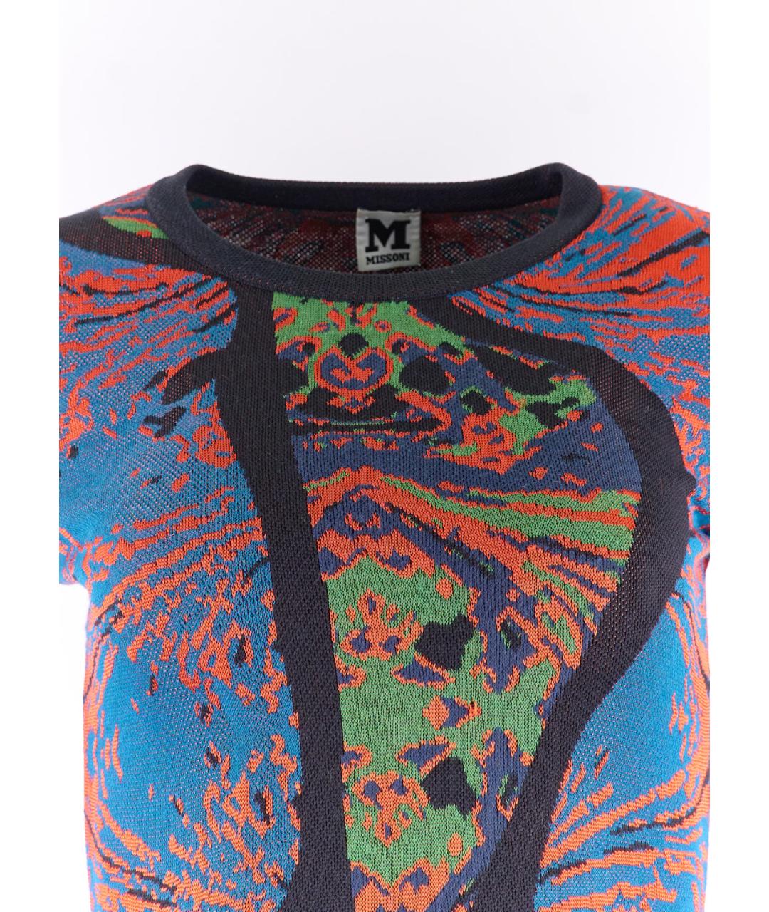 MISSONI Мульти вискозное повседневное платье, фото 3