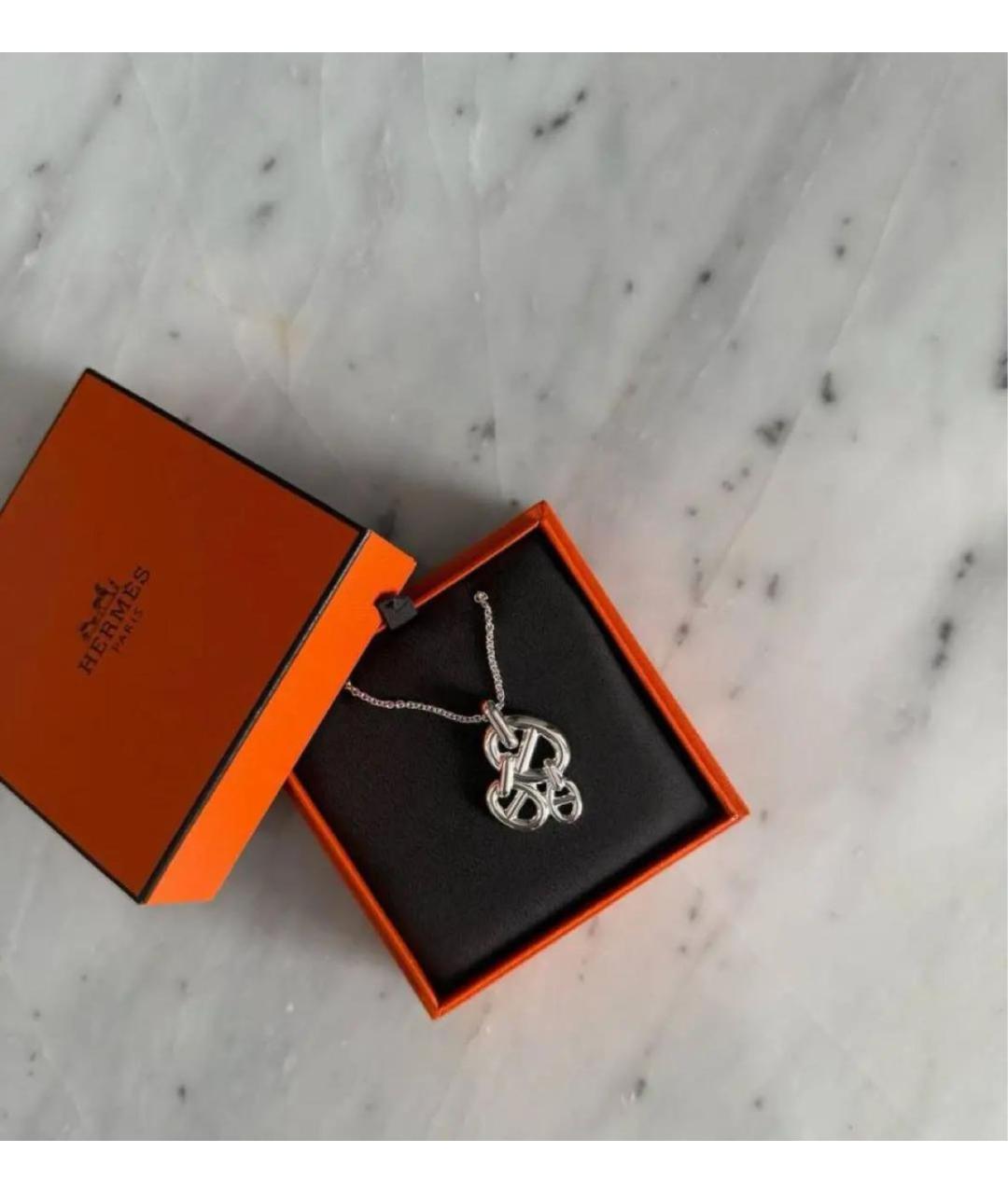 HERMES Серебряная серебряная подвеска, фото 2