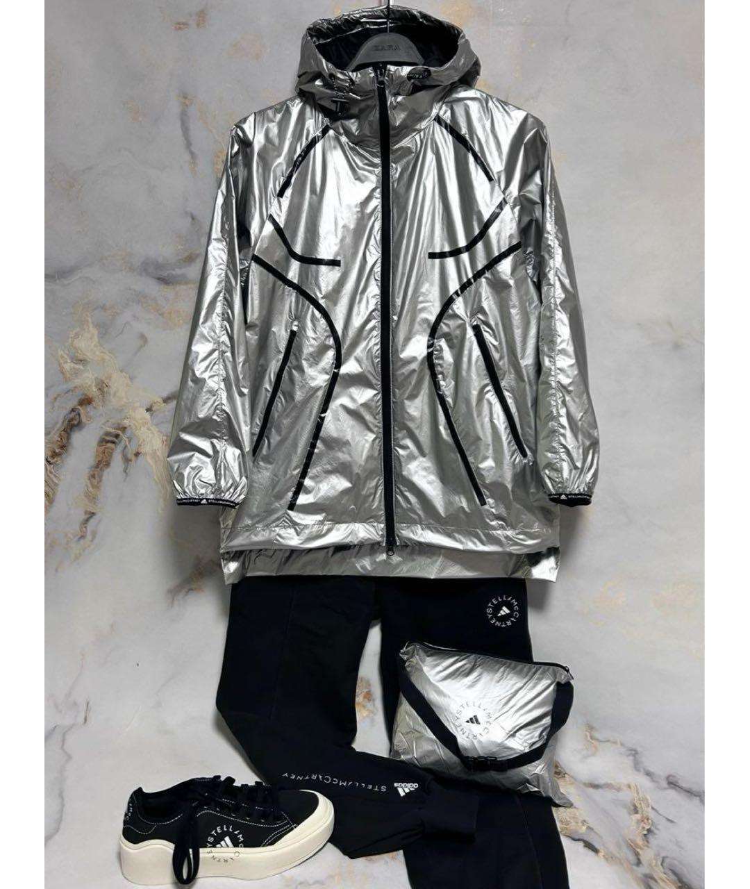 ADIDAS BY STELLA MCCARTNEY Серебряная куртка, фото 3