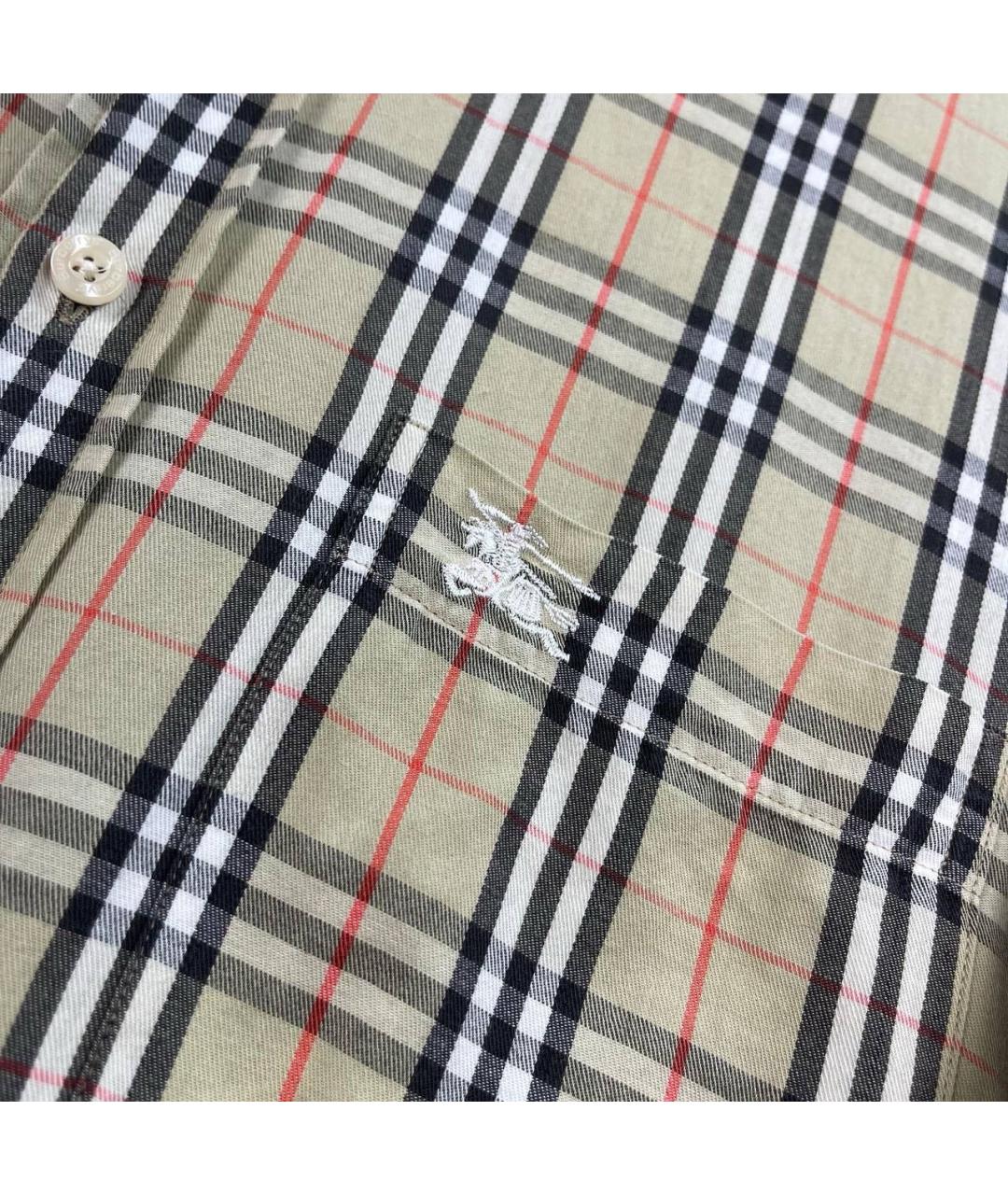 BURBERRY Бежевая кэжуал рубашка, фото 3