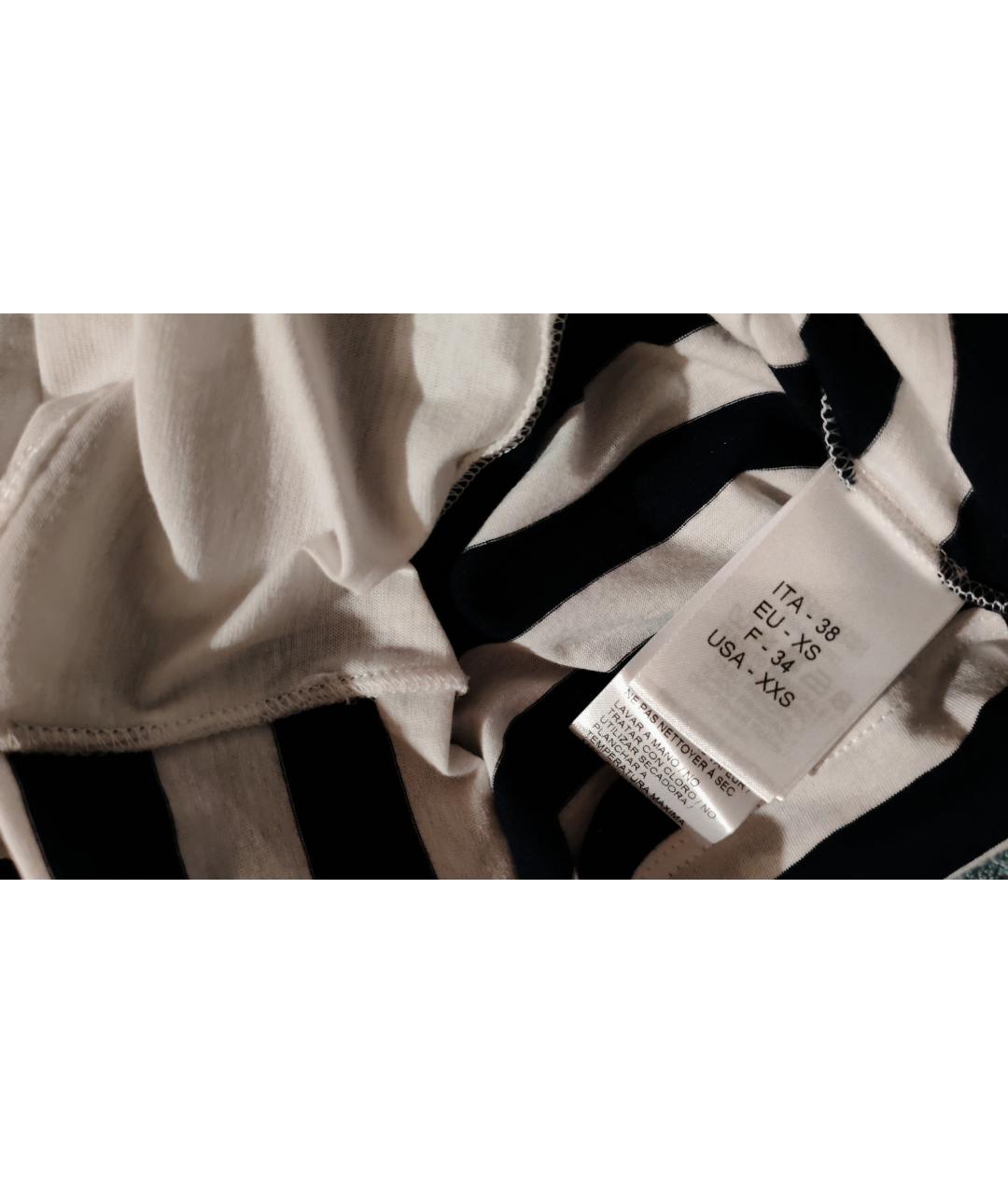 ERMANNO SCERVINO Мульти хлопковая футболка, фото 7