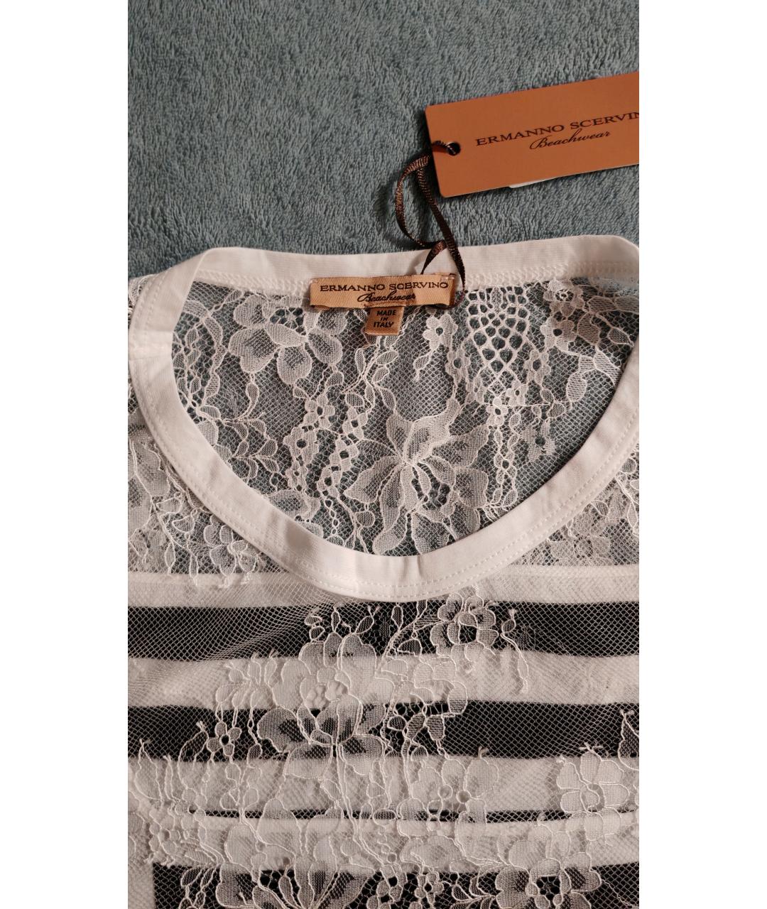 ERMANNO SCERVINO Мульти хлопковая футболка, фото 3
