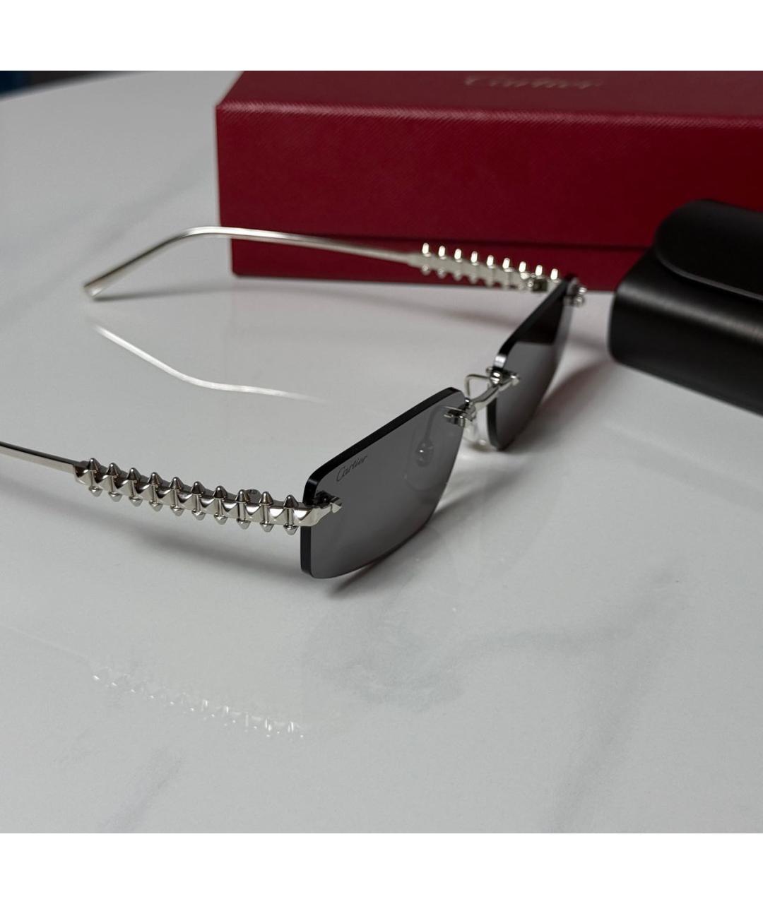 CARTIER Серебряные солнцезащитные очки, фото 2