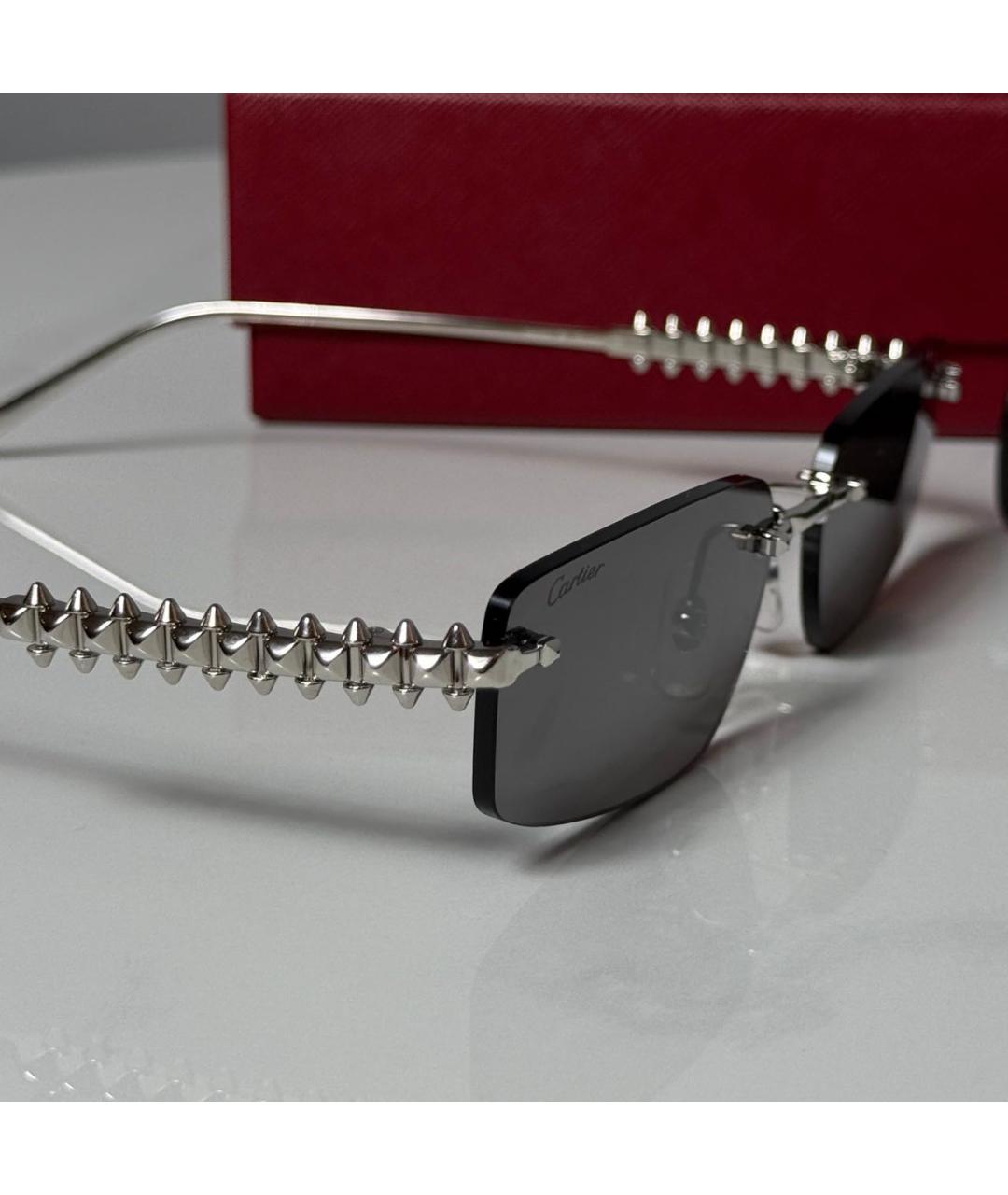 CARTIER Серебряные солнцезащитные очки, фото 4