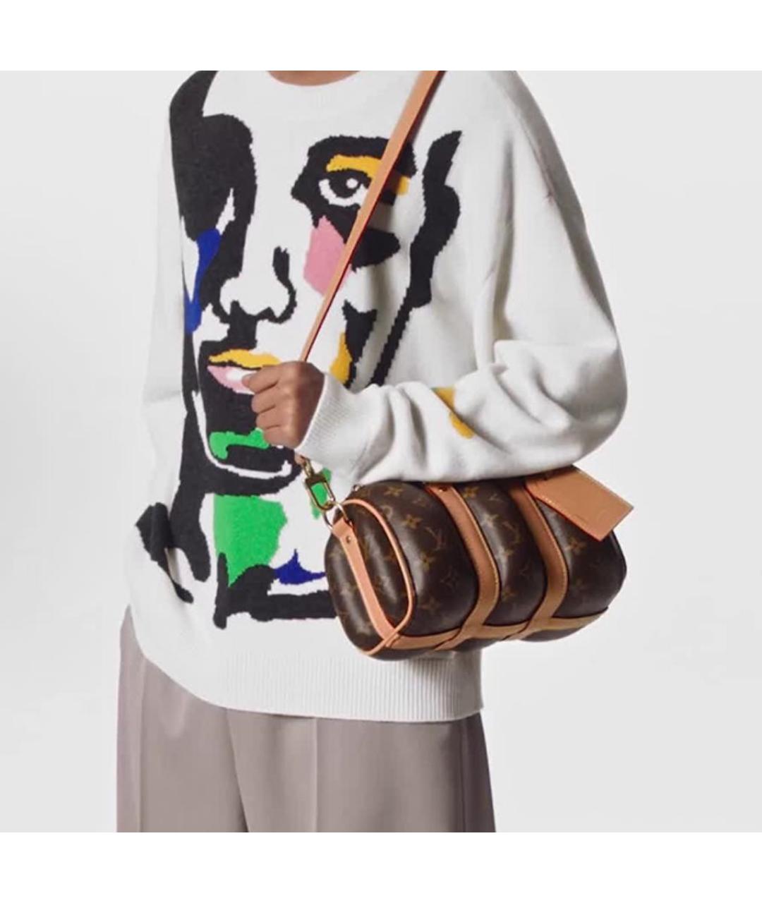 LOUIS VUITTON Кожаная сумка на плечо, фото 6