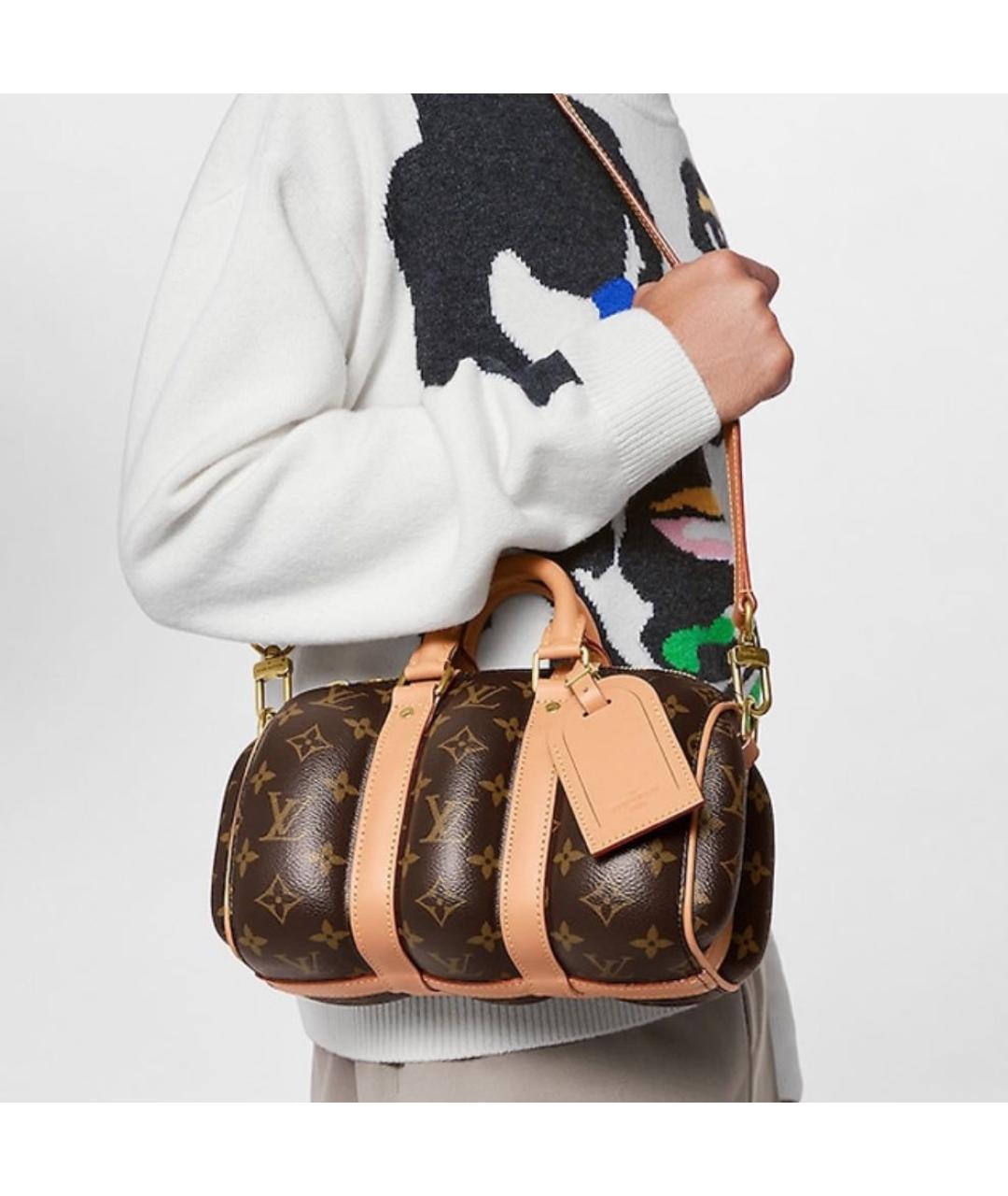 LOUIS VUITTON Кожаная сумка на плечо, фото 7