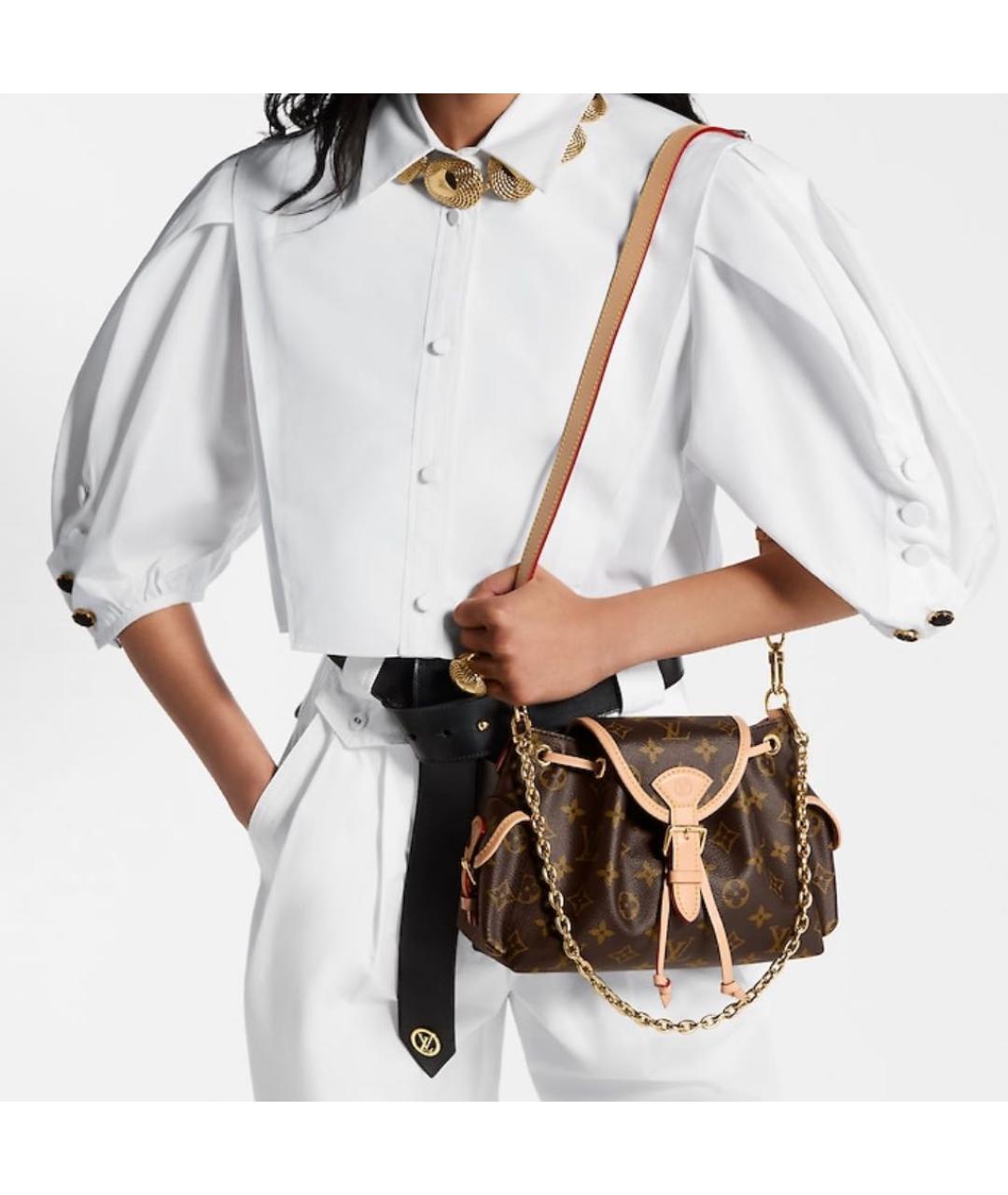 LOUIS VUITTON Кожаная сумка через плечо, фото 5