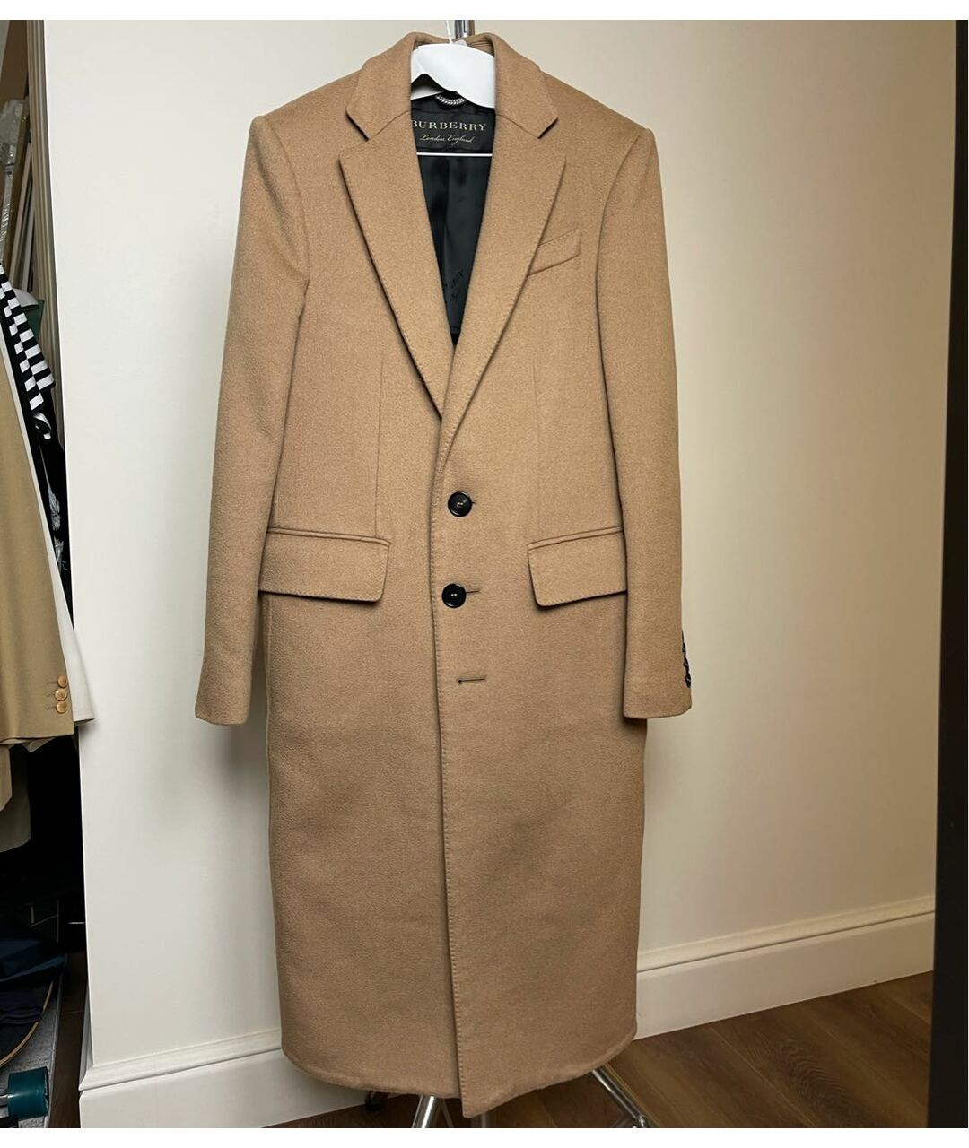 BURBERRY LONDON Бежевое кашемировое пальто, фото 7