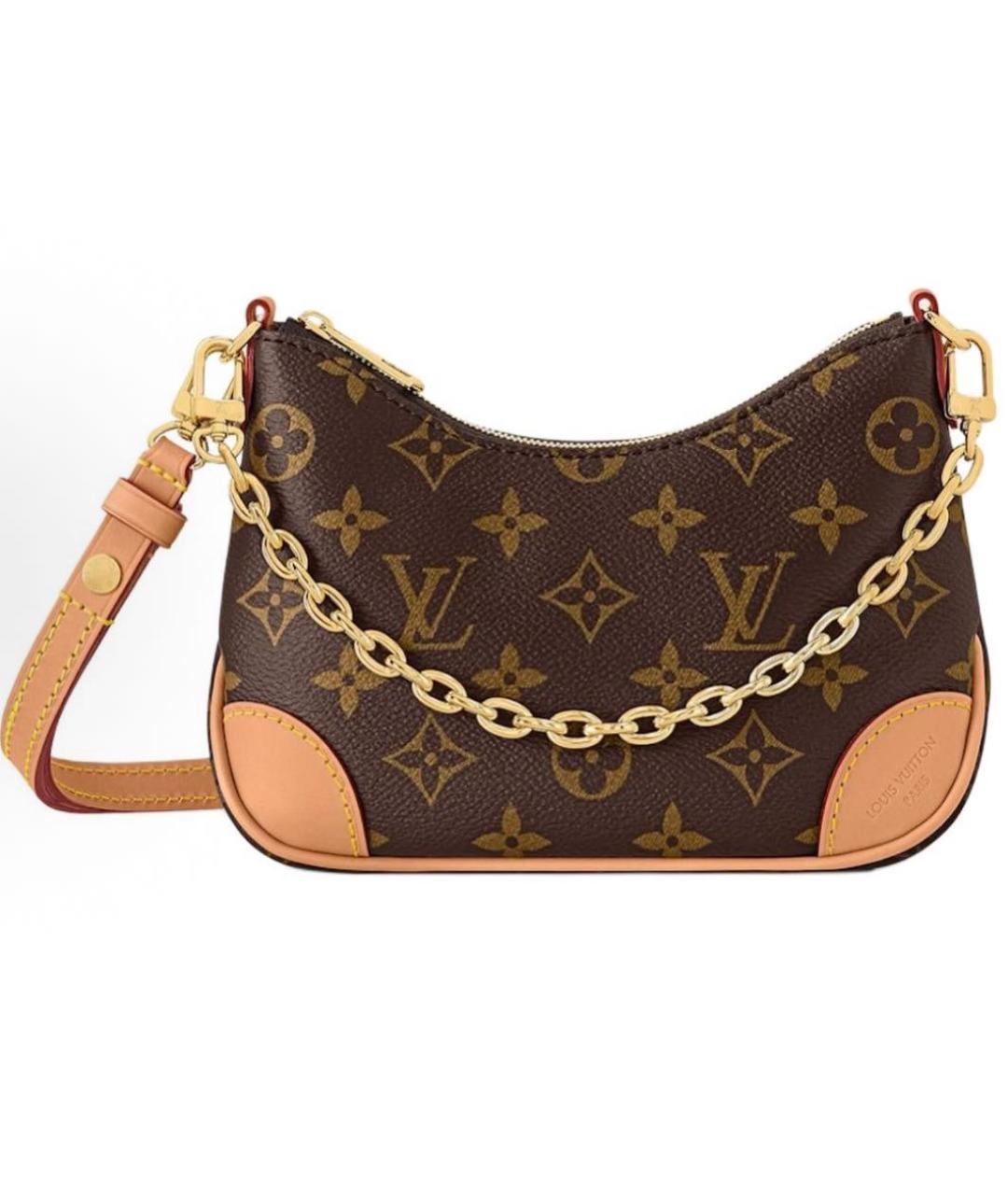 LOUIS VUITTON Кожаная сумка с короткими ручками, фото 6