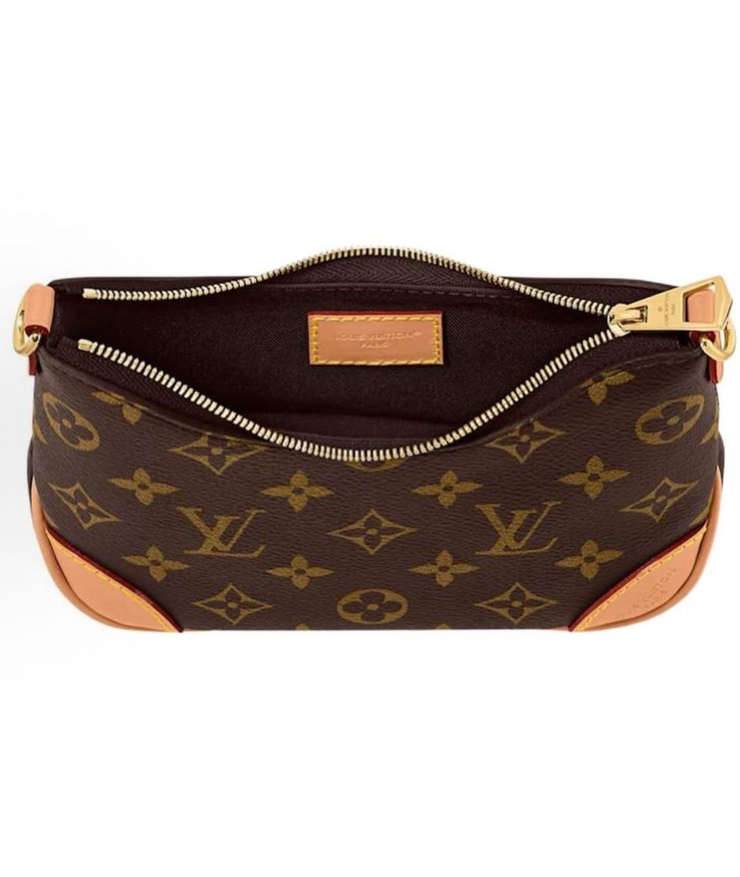 LOUIS VUITTON Кожаная сумка с короткими ручками, фото 4