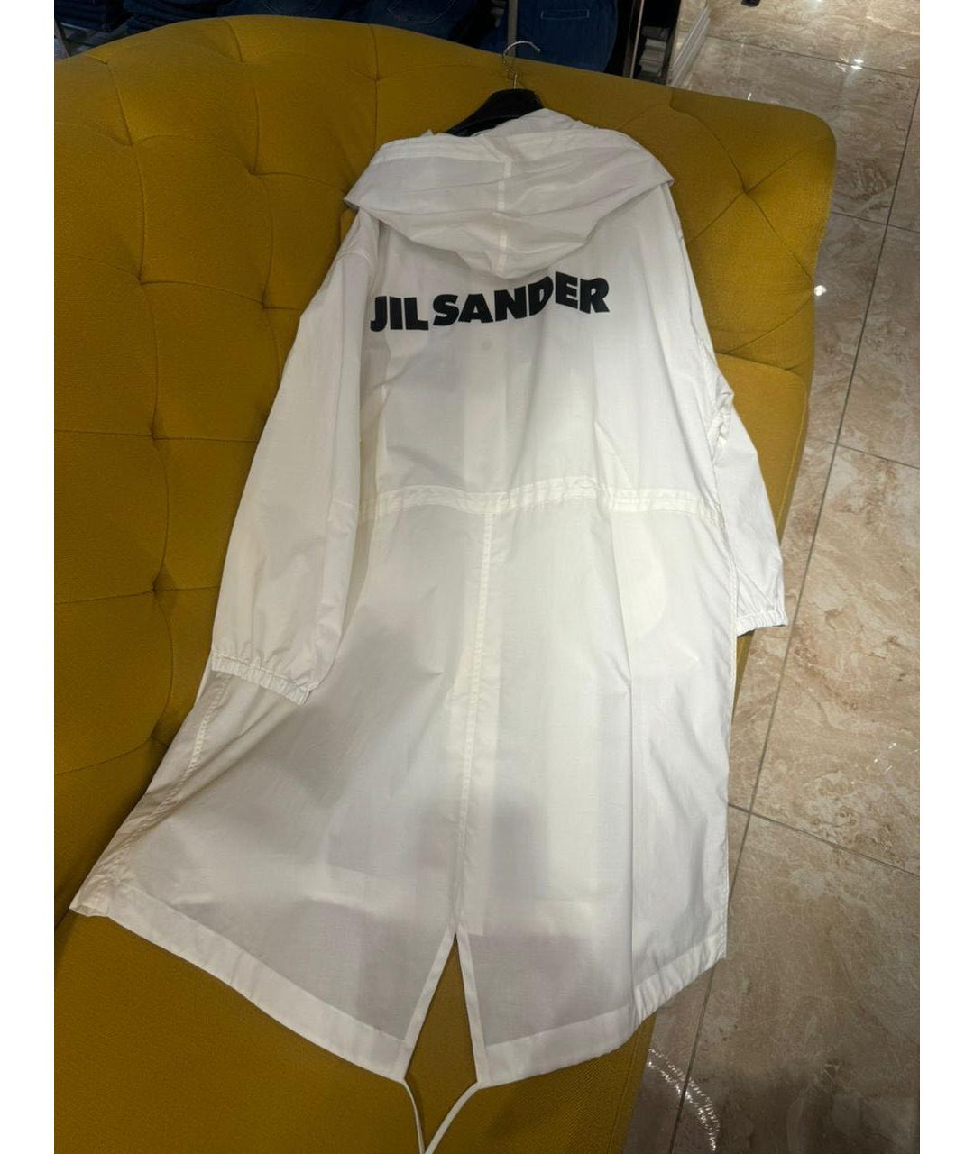 JIL SANDER Белый тренч/плащ, фото 4