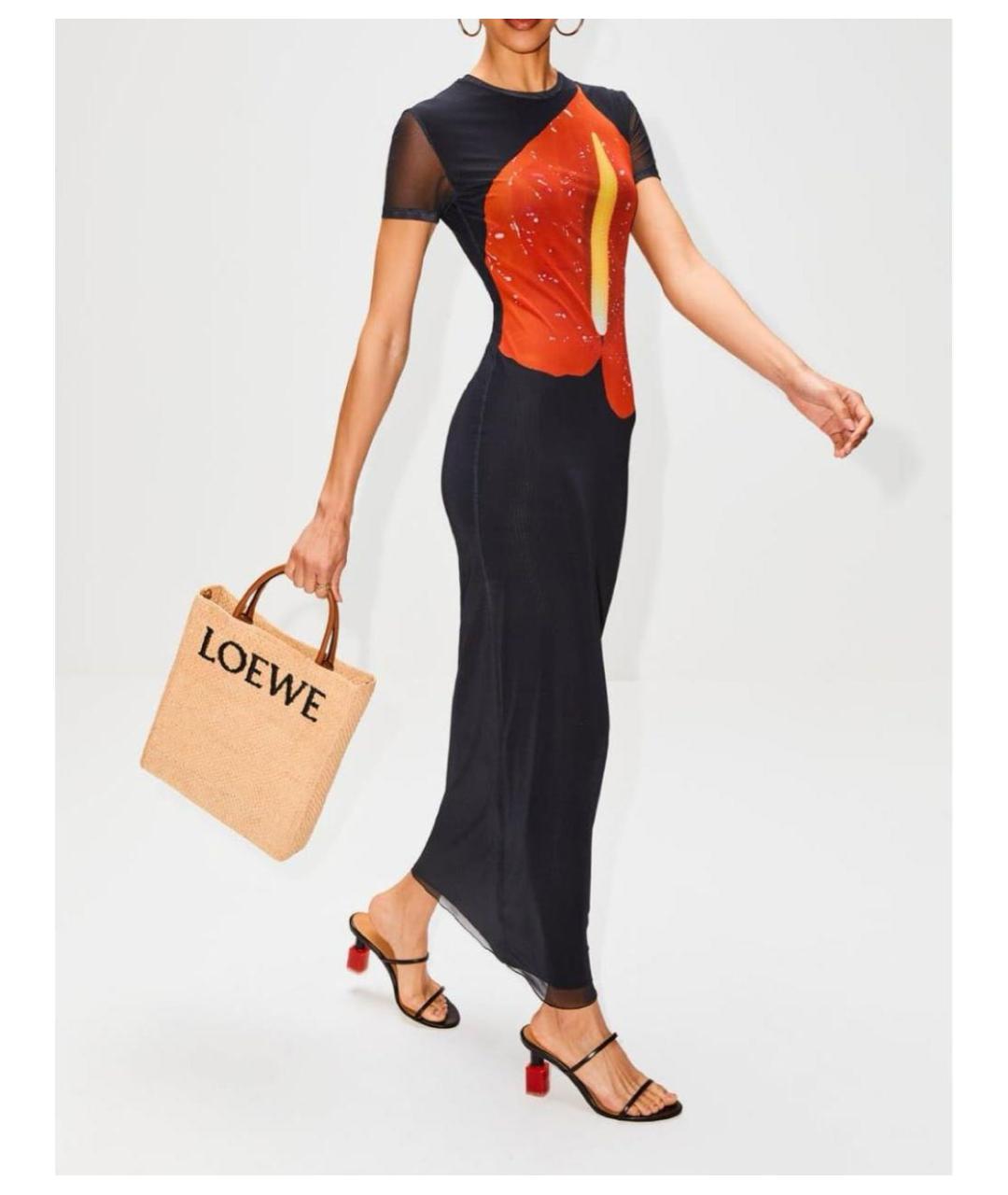 LOEWE Черное повседневное платье, фото 4