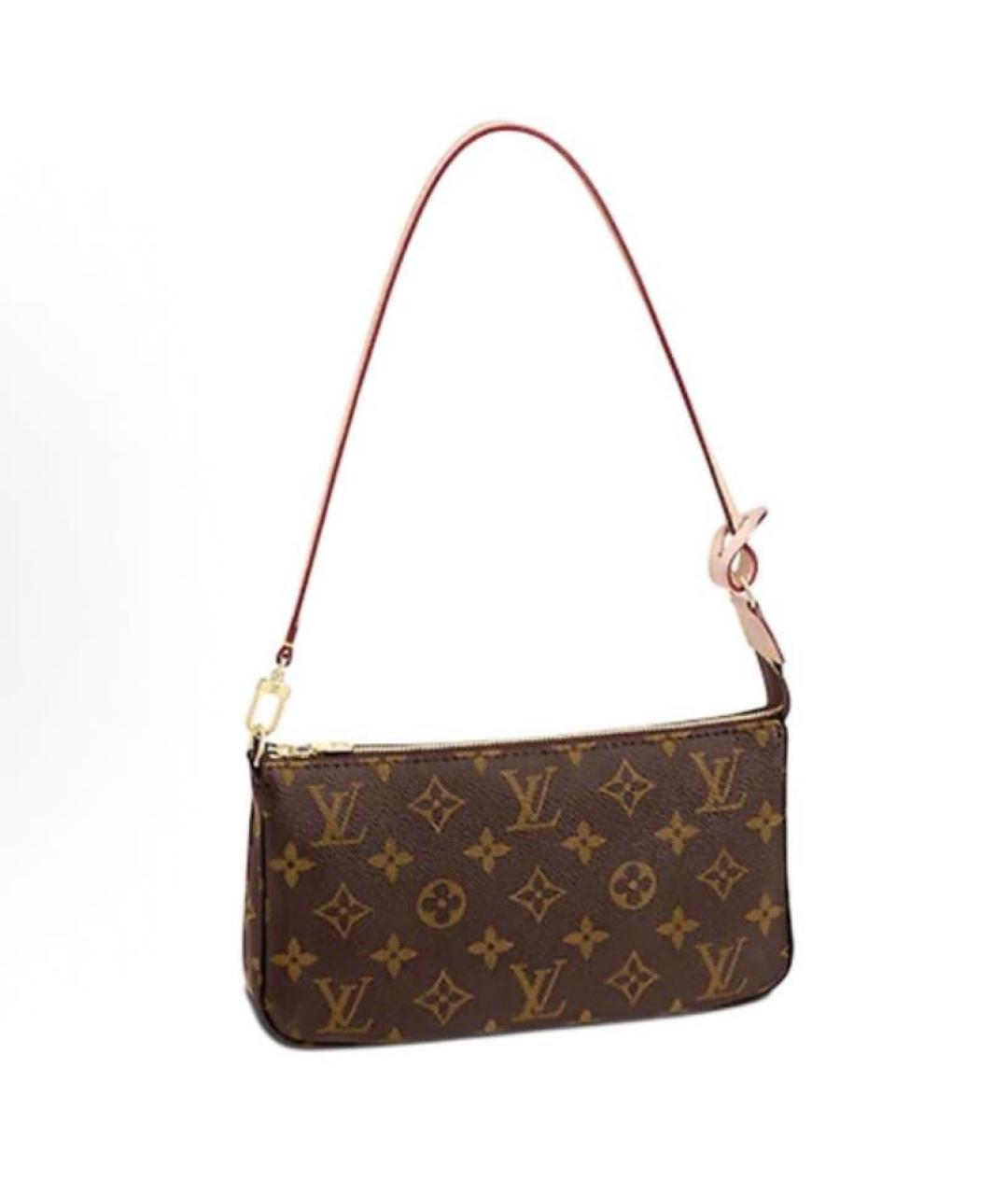 LOUIS VUITTON Кожаная сумка с короткими ручками, фото 6