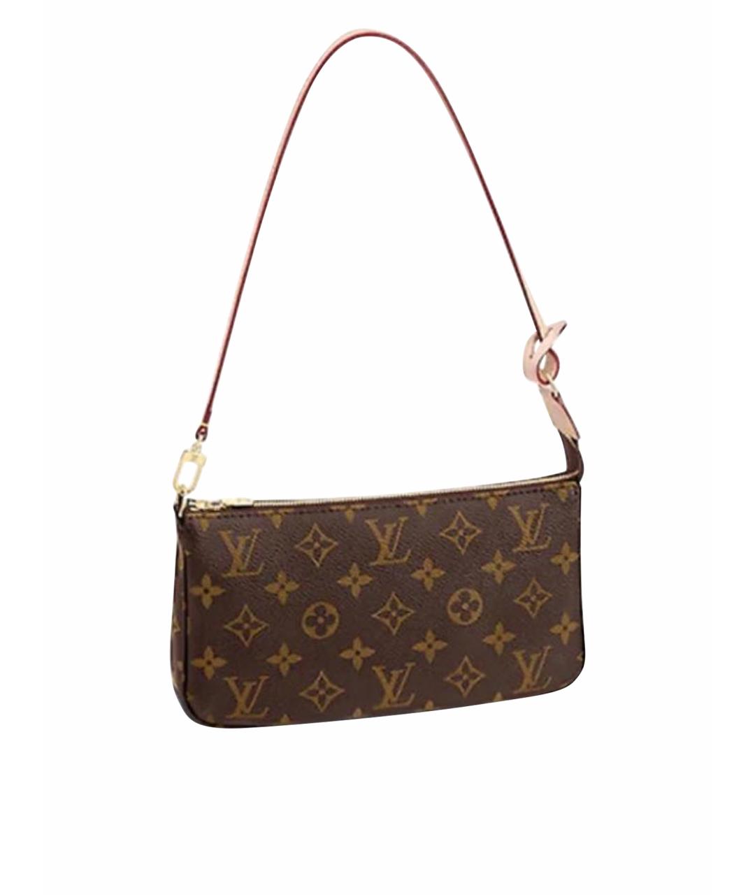 LOUIS VUITTON Кожаная сумка с короткими ручками, фото 1