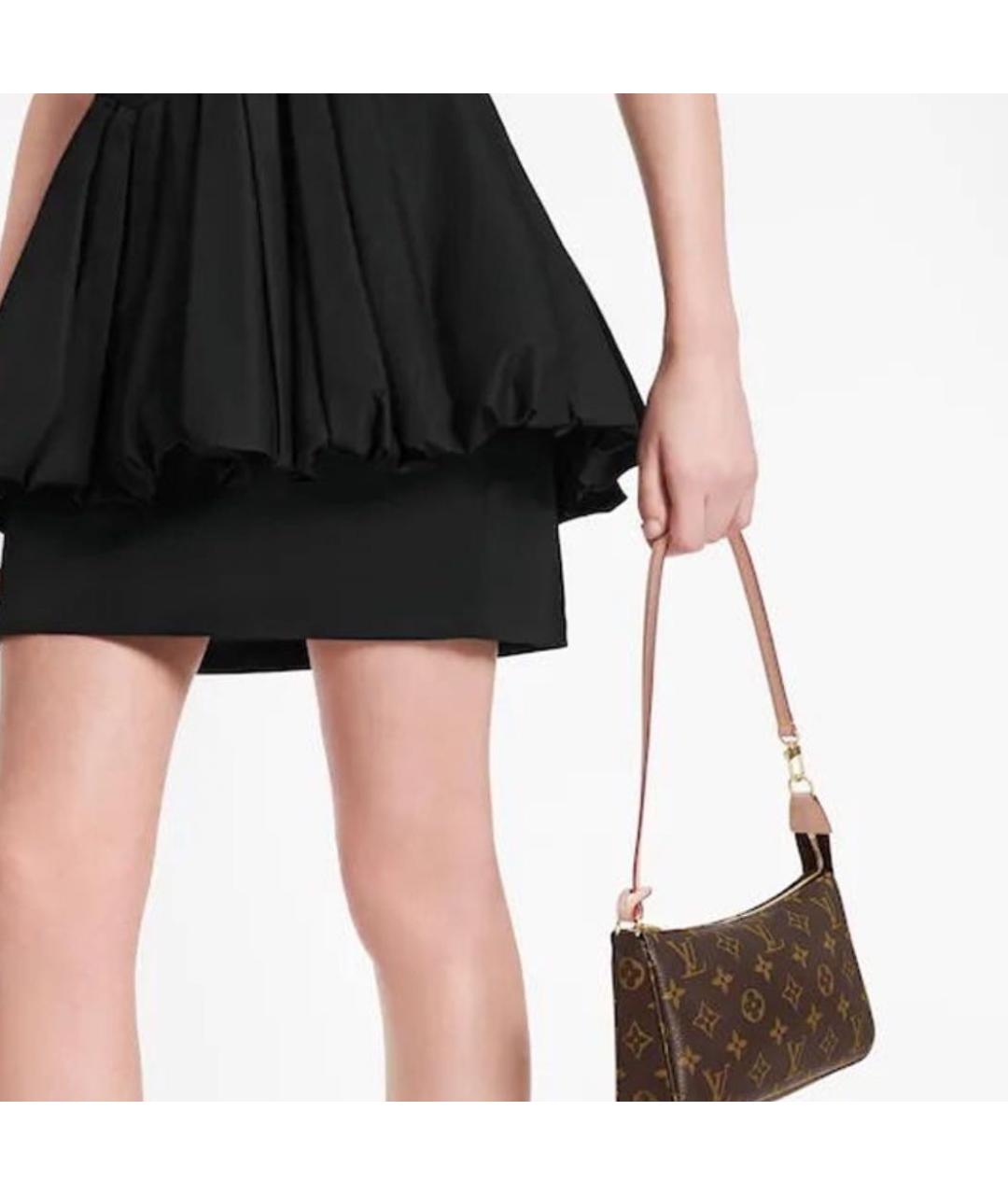 LOUIS VUITTON Кожаная сумка с короткими ручками, фото 4