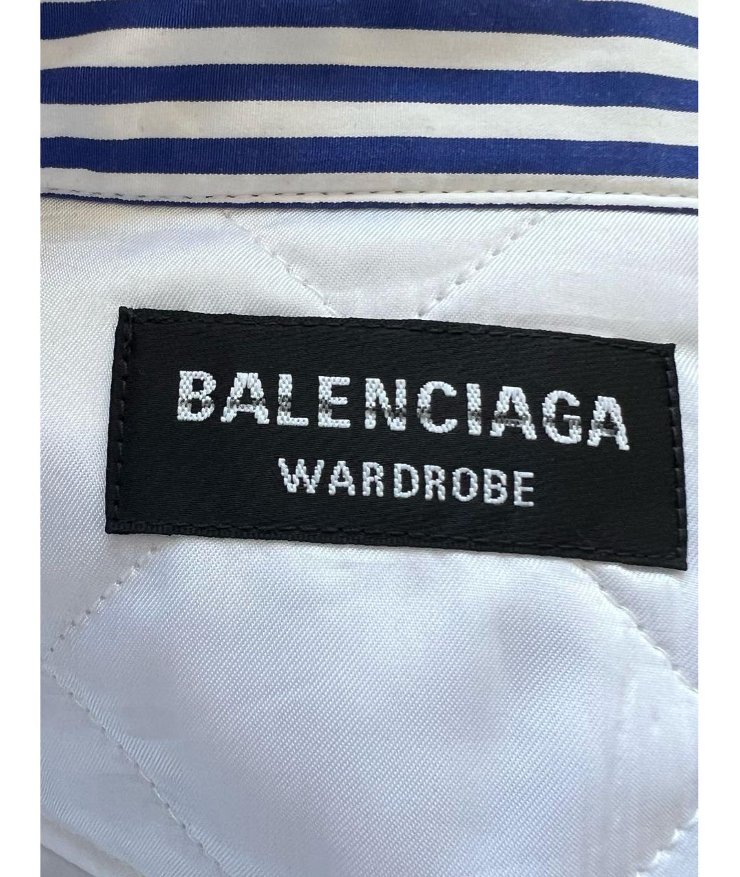 BALENCIAGA Белая хлопковая куртка, фото 6