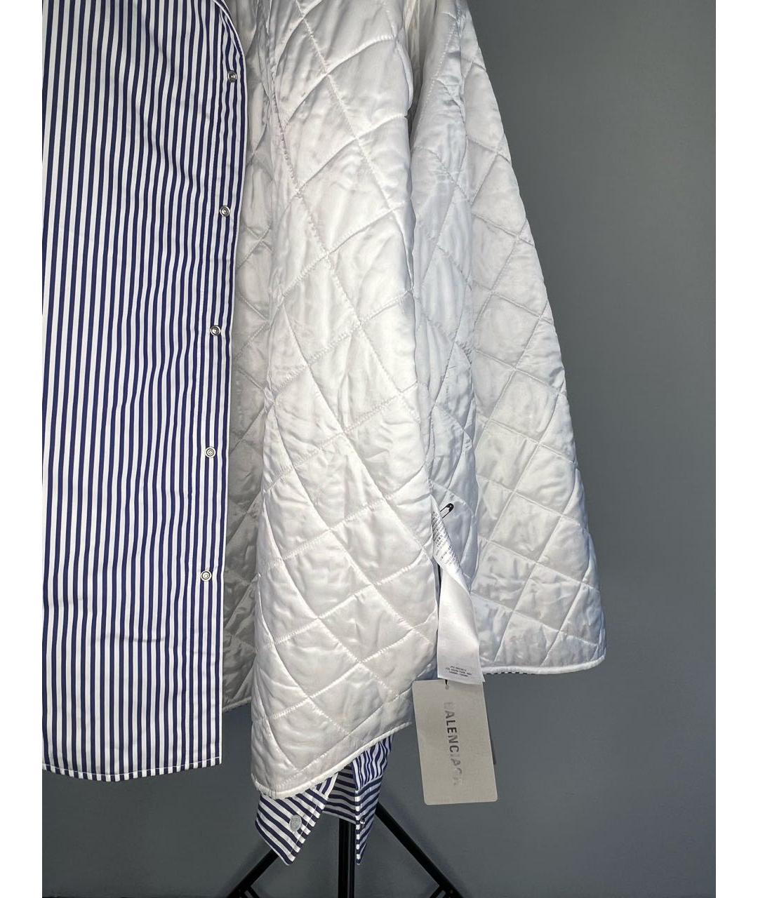 BALENCIAGA Белая хлопковая куртка, фото 4