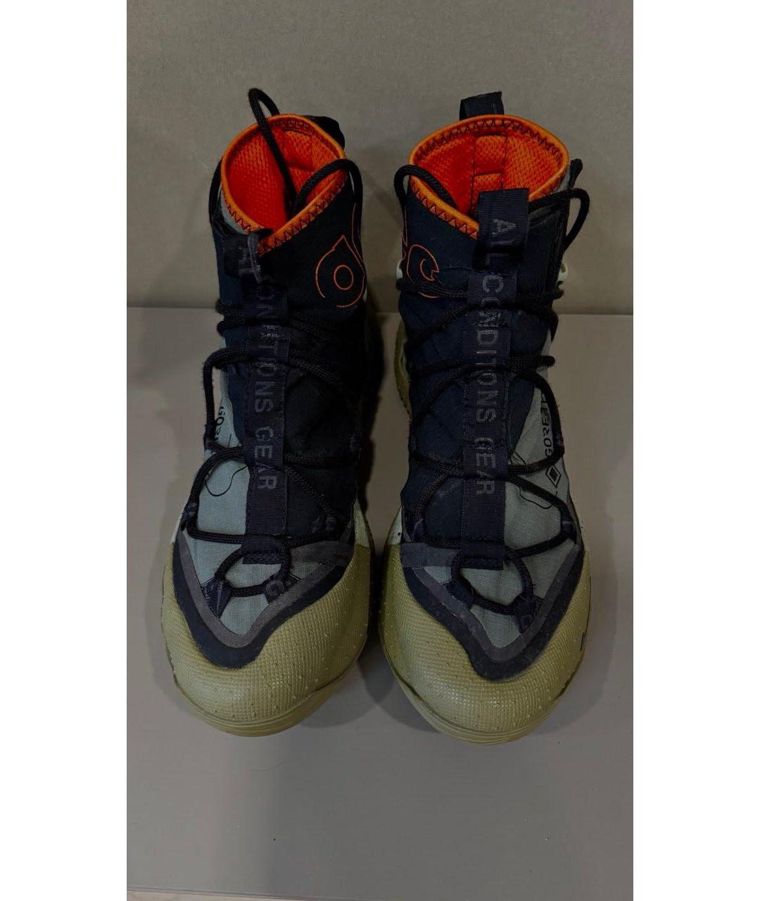 NIKE ACG Антрацитовые текстильные высокие кроссовки / кеды, фото 6