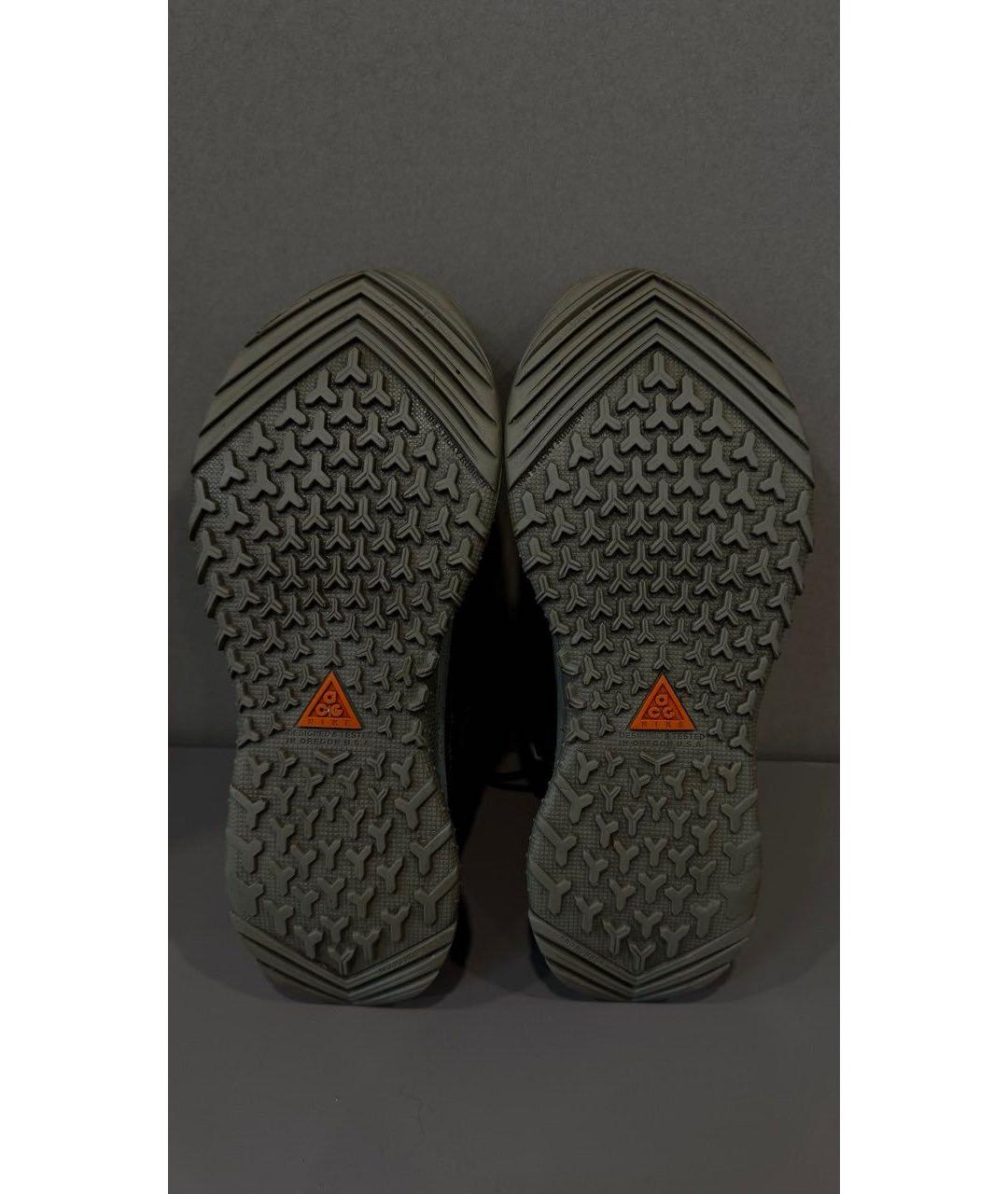 NIKE ACG Антрацитовые текстильные высокие кроссовки / кеды, фото 7