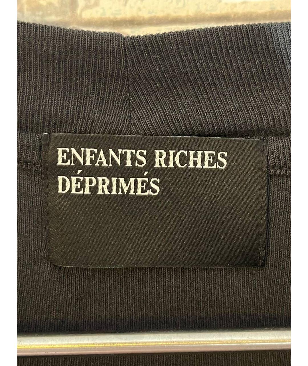 Enfants Riches Déprimés Черная хлопковая футболка, фото 3