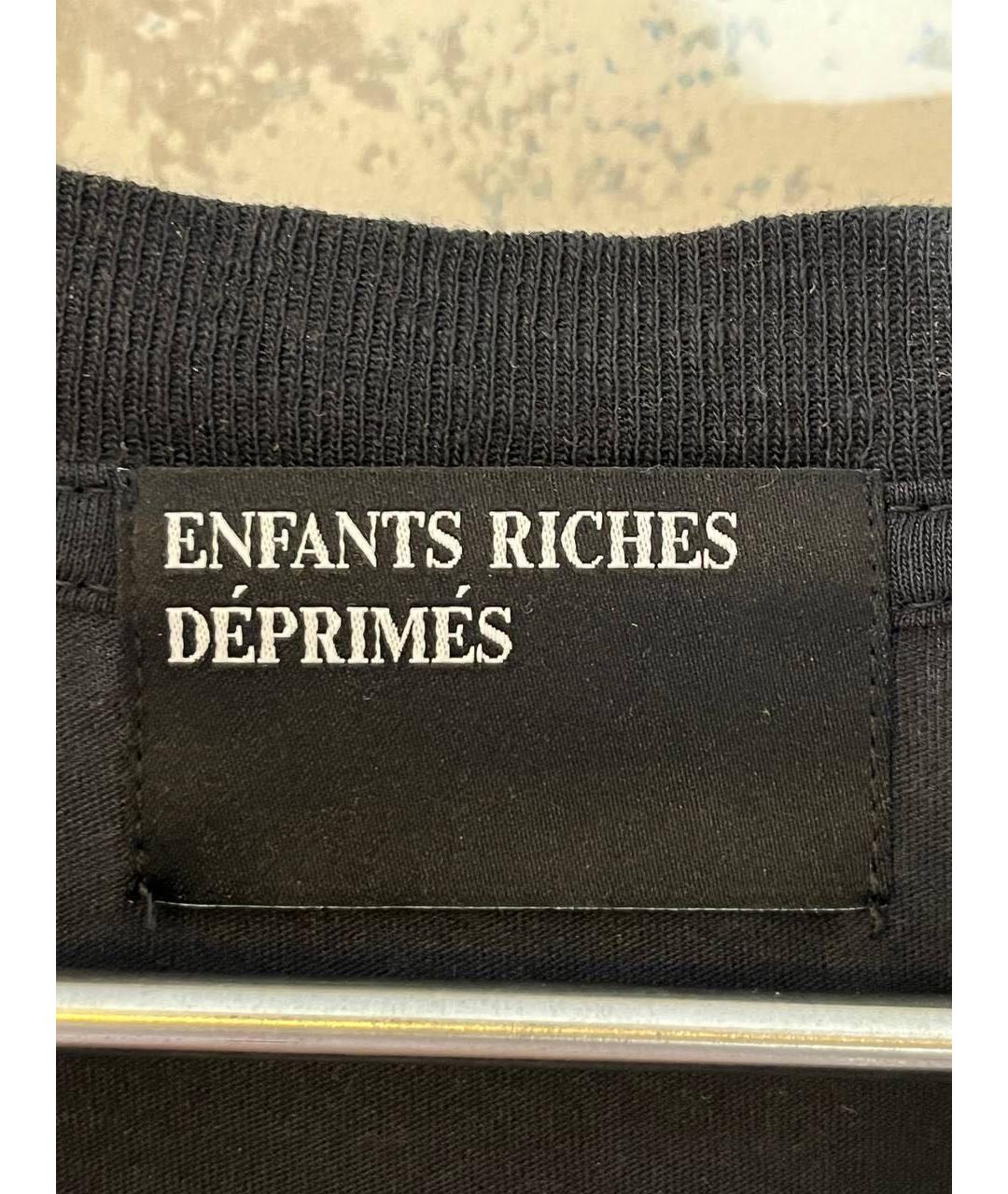 Enfants Riches Déprimés Черная хлопковая футболка, фото 3