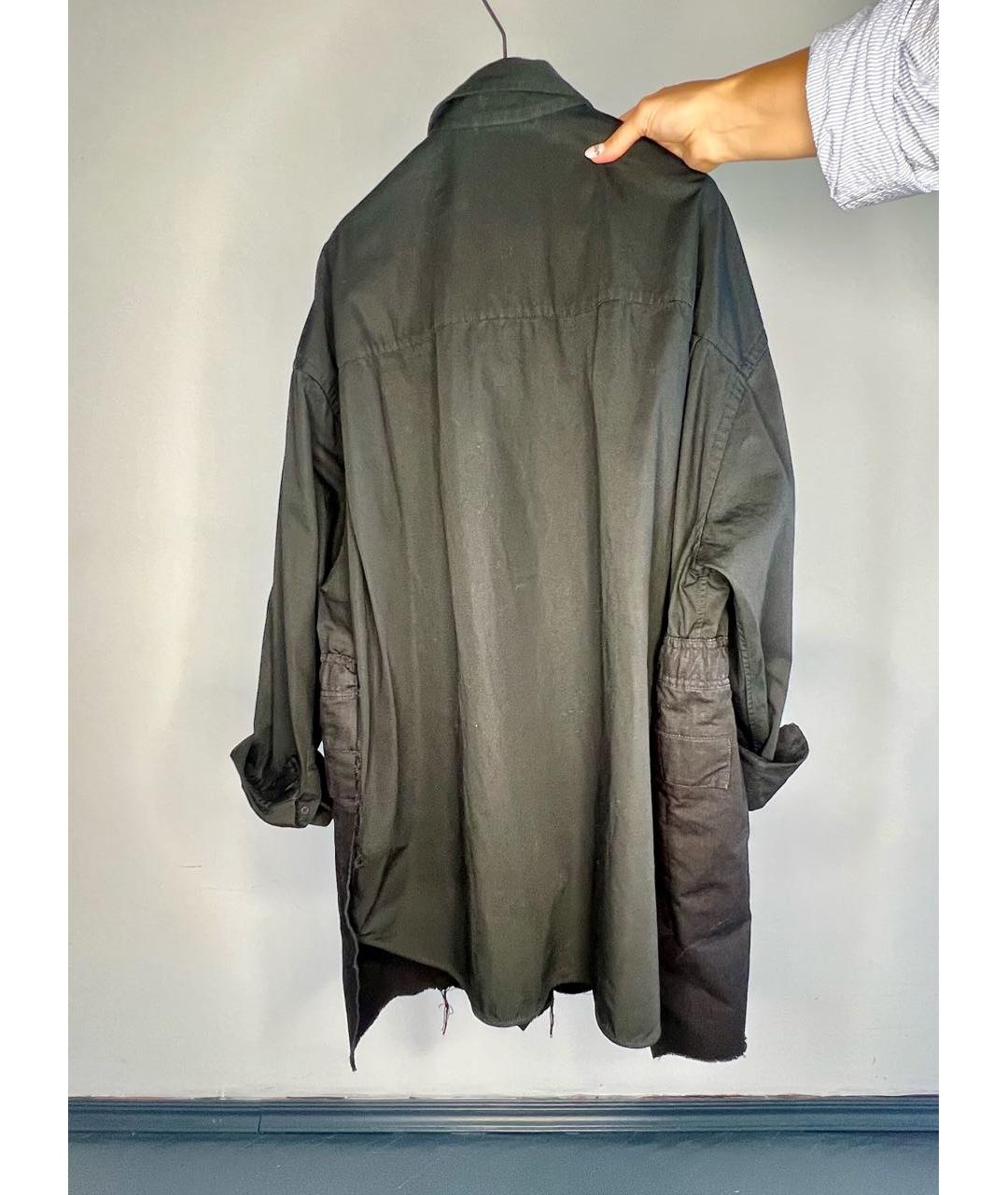 BALENCIAGA Черная хлопковая куртка, фото 2