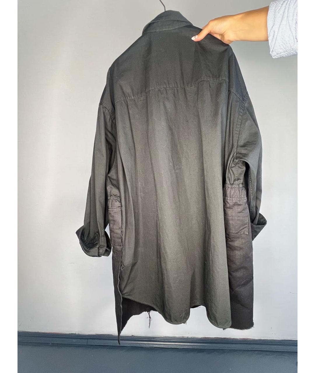 BALENCIAGA Черная хлопковая куртка, фото 4