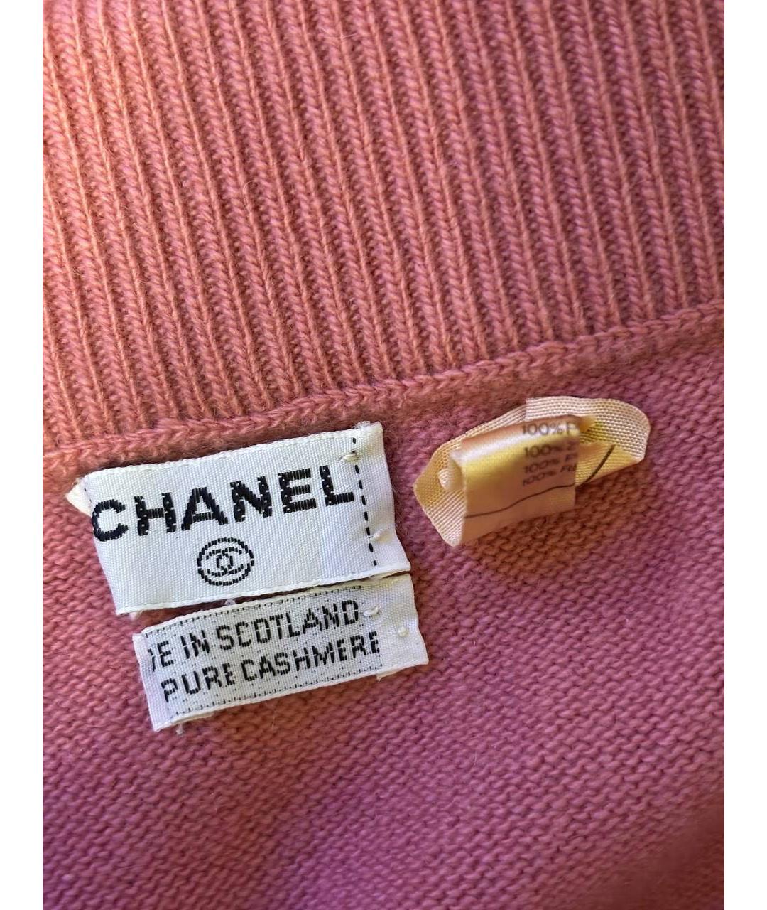 CHANEL Коралловая кашемировая юбка миди, фото 2