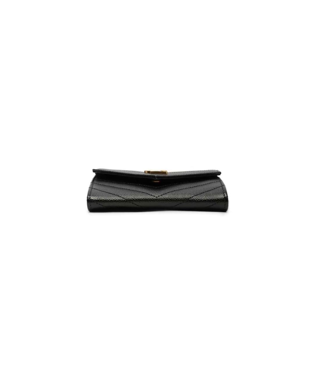 SAINT LAURENT Черный кошелек, фото 4