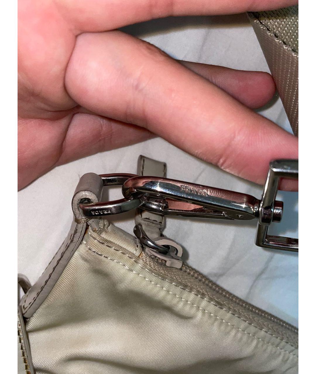PRADA Бежевая сумка на плечо, фото 5