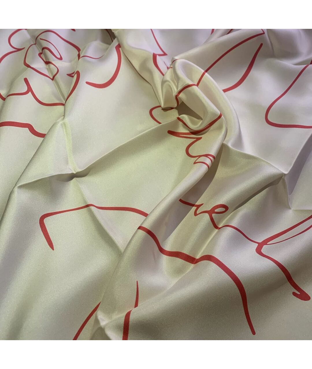 CHANEL PRE-OWNED Белый шелковый платок, фото 4