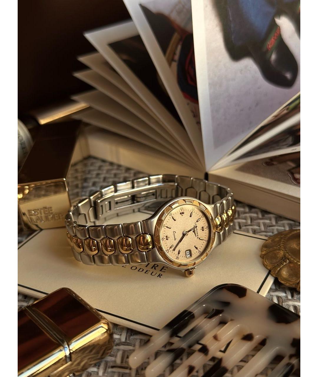 LONGINES Золотые позолоченные часы, фото 2