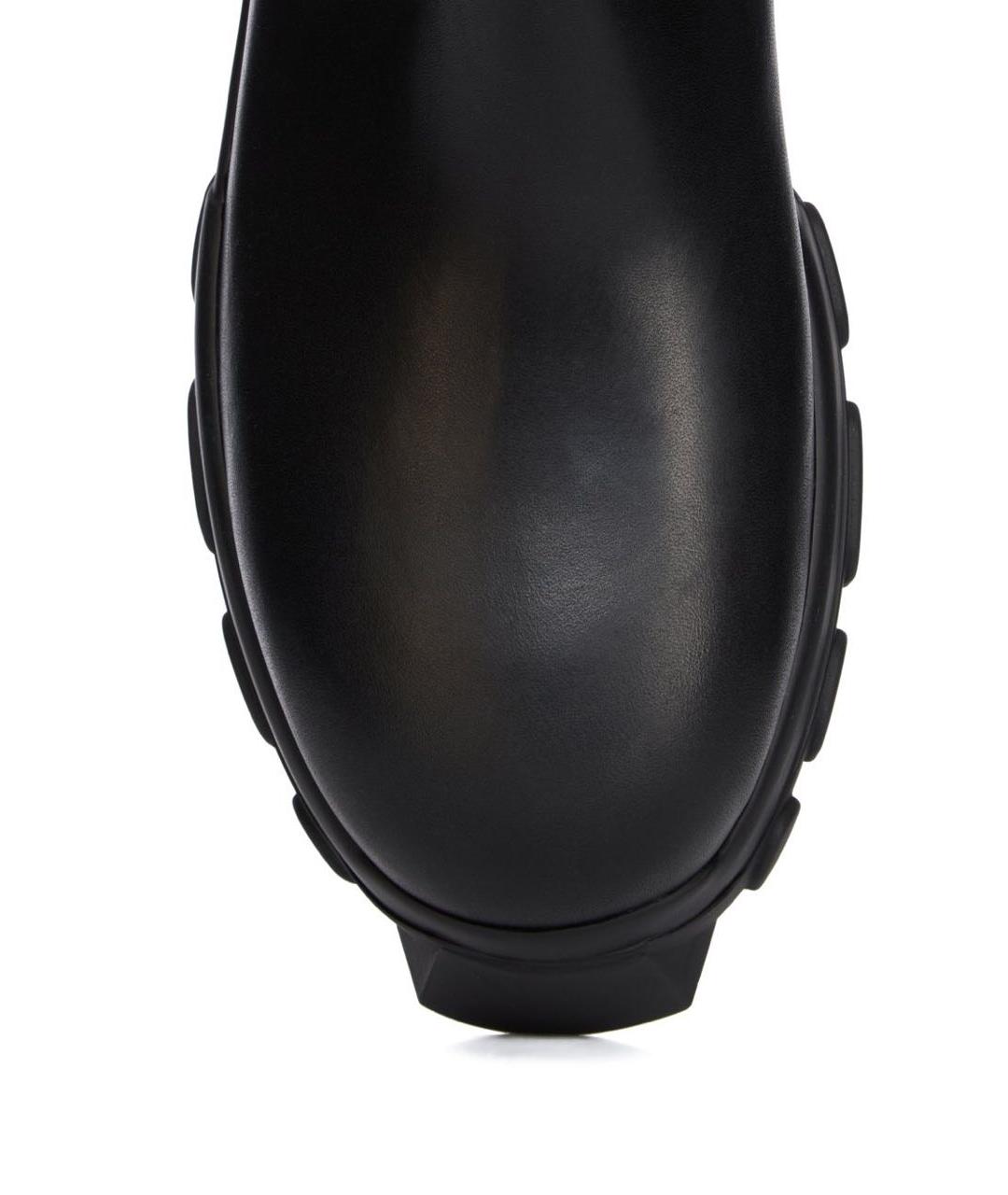RICK OWENS Черные кожаные ботинки, фото 5