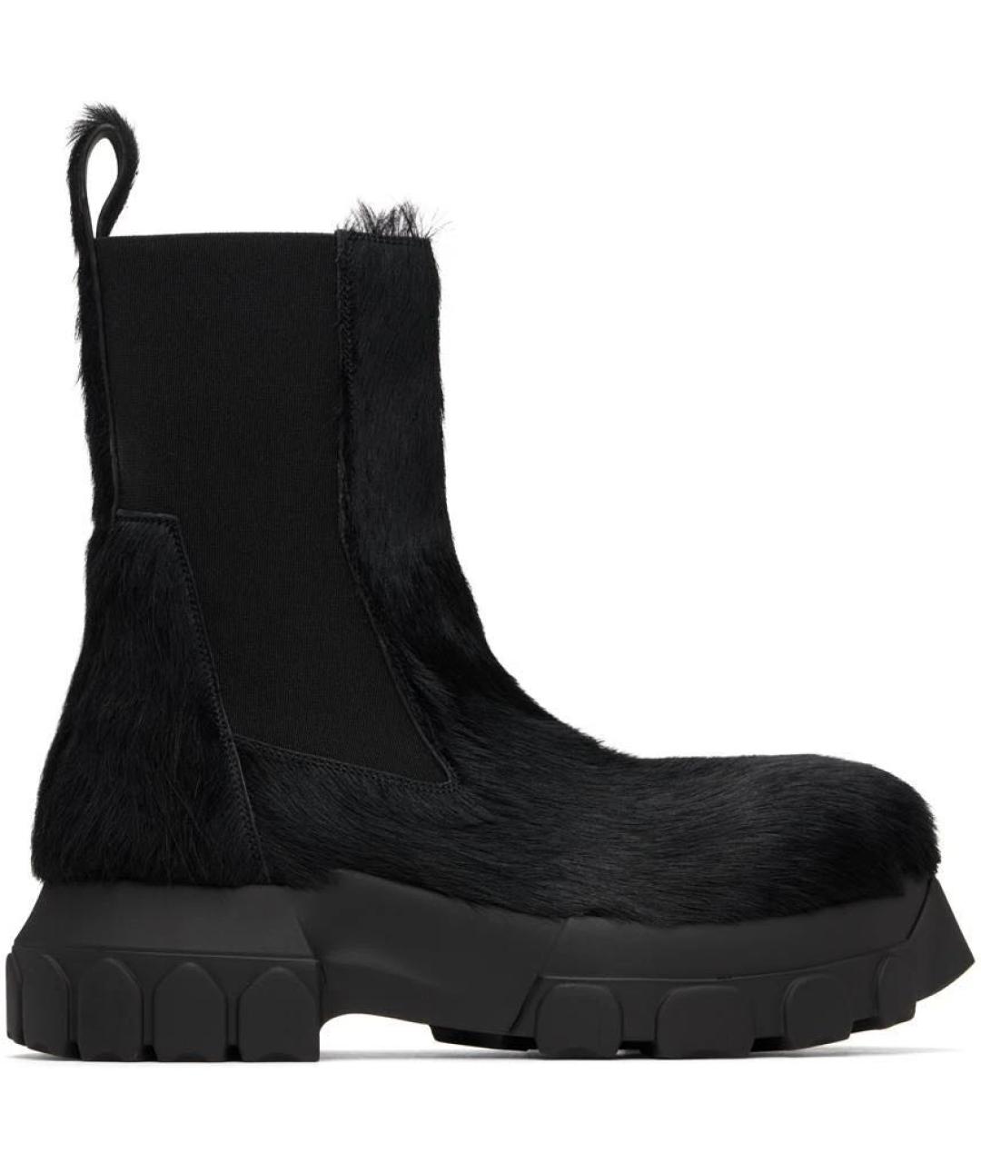 RICK OWENS Черные ботинки, фото 1