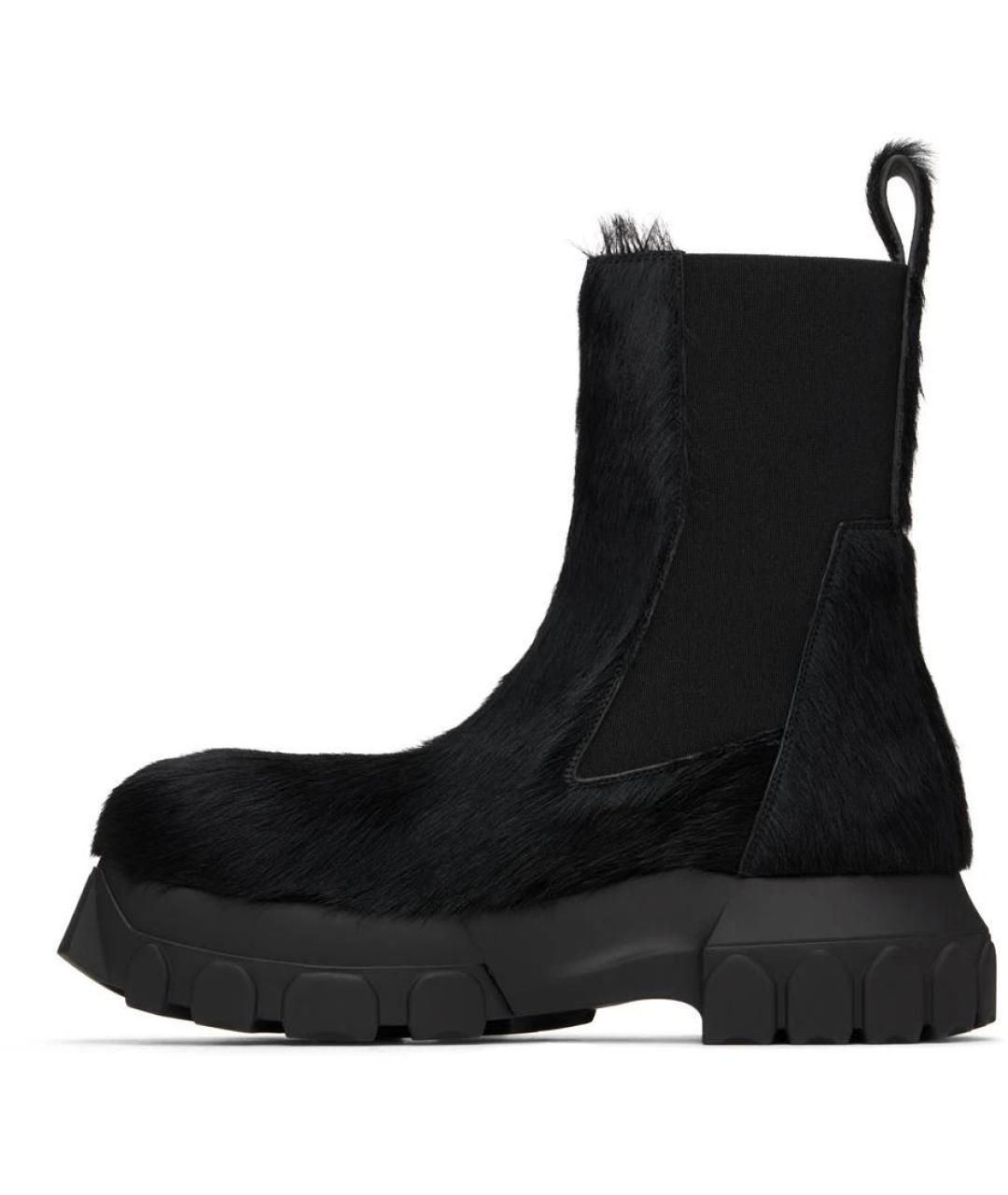 RICK OWENS Черные ботинки, фото 3