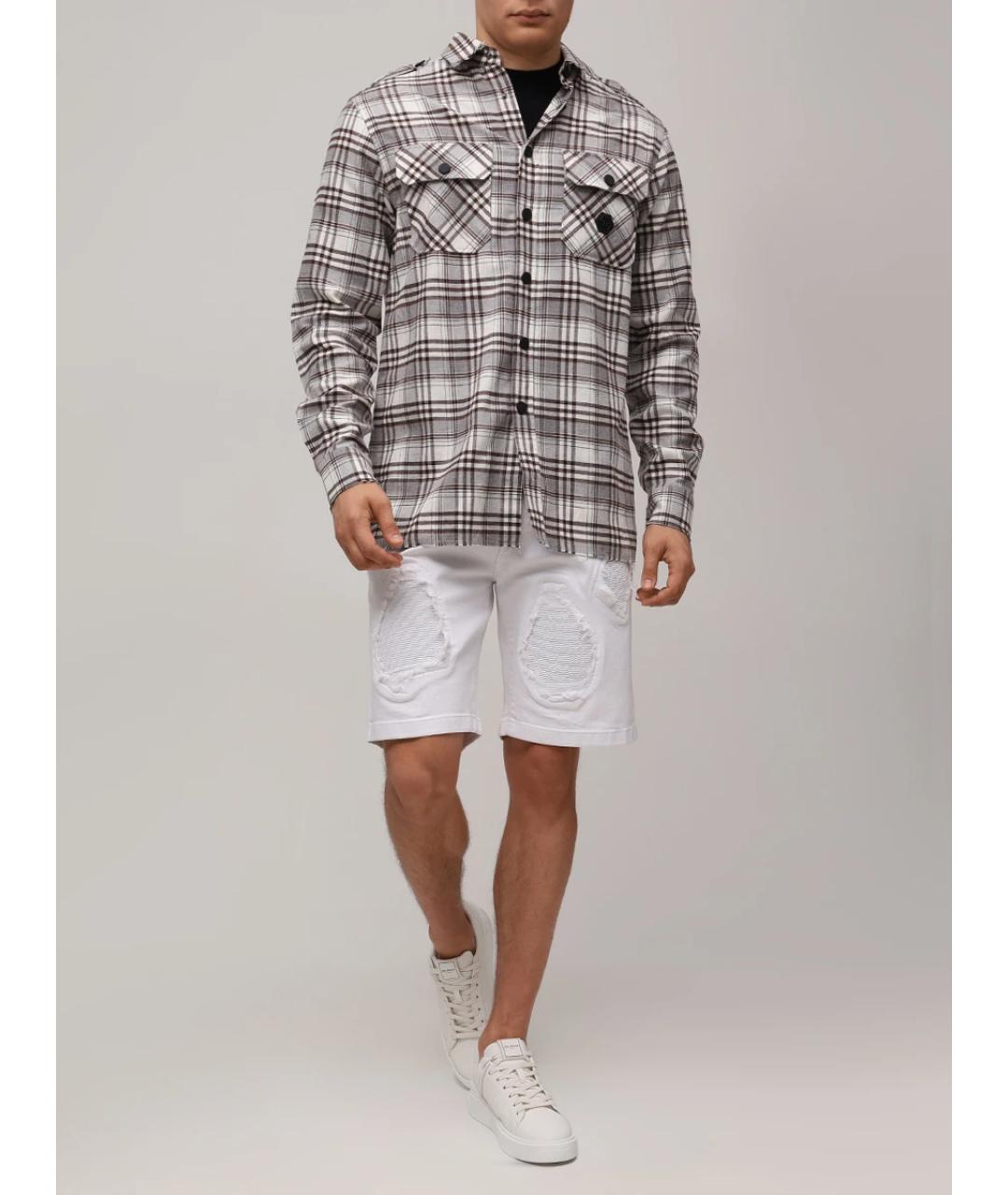 PHILIPP PLEIN Белые шорты, фото 2