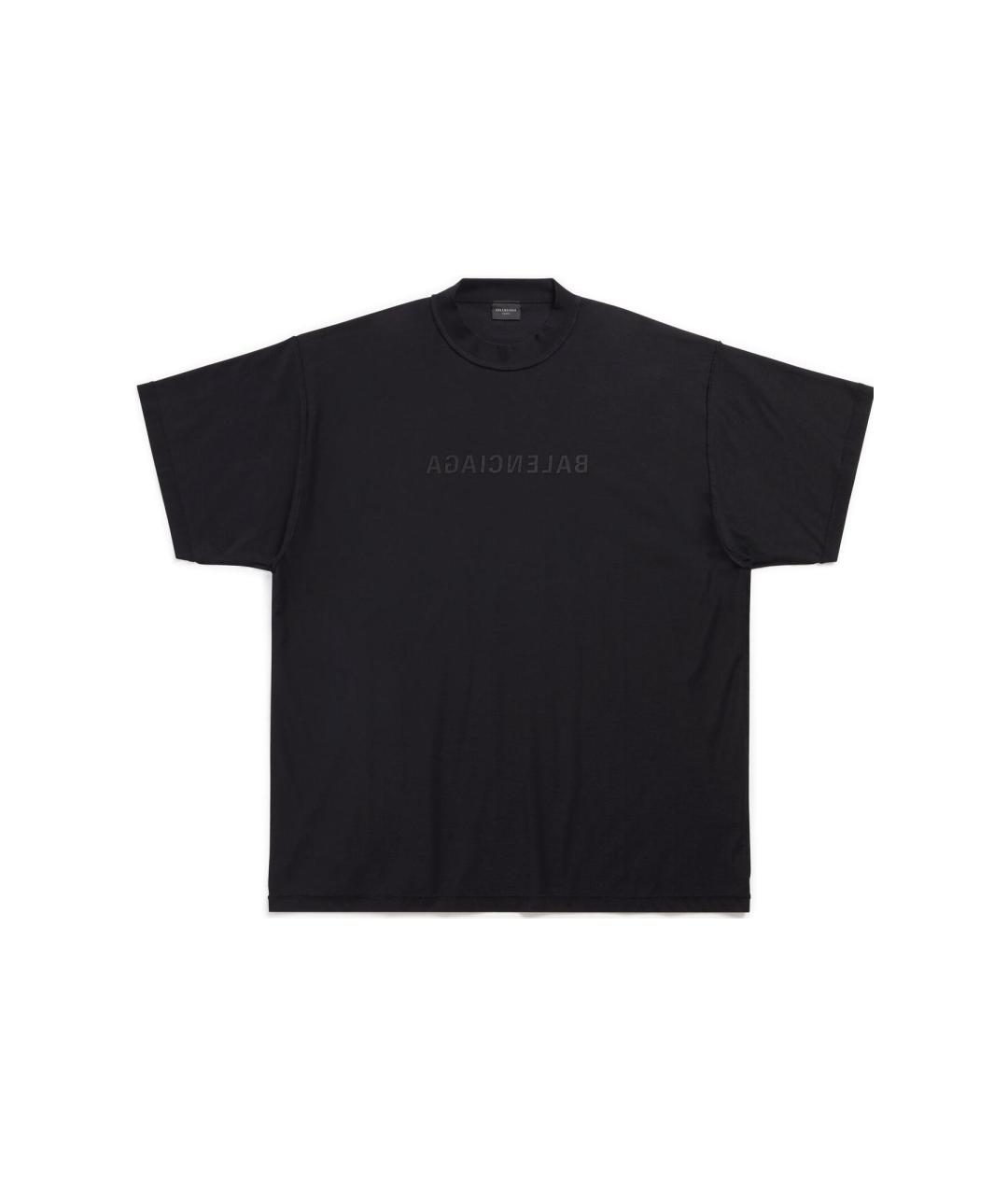 BALENCIAGA Черная футболка, фото 8