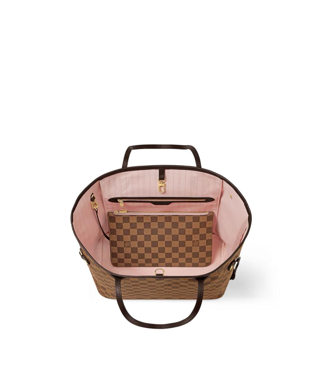 LOUIS VUITTON Коричневая сумка тоут, фото 3