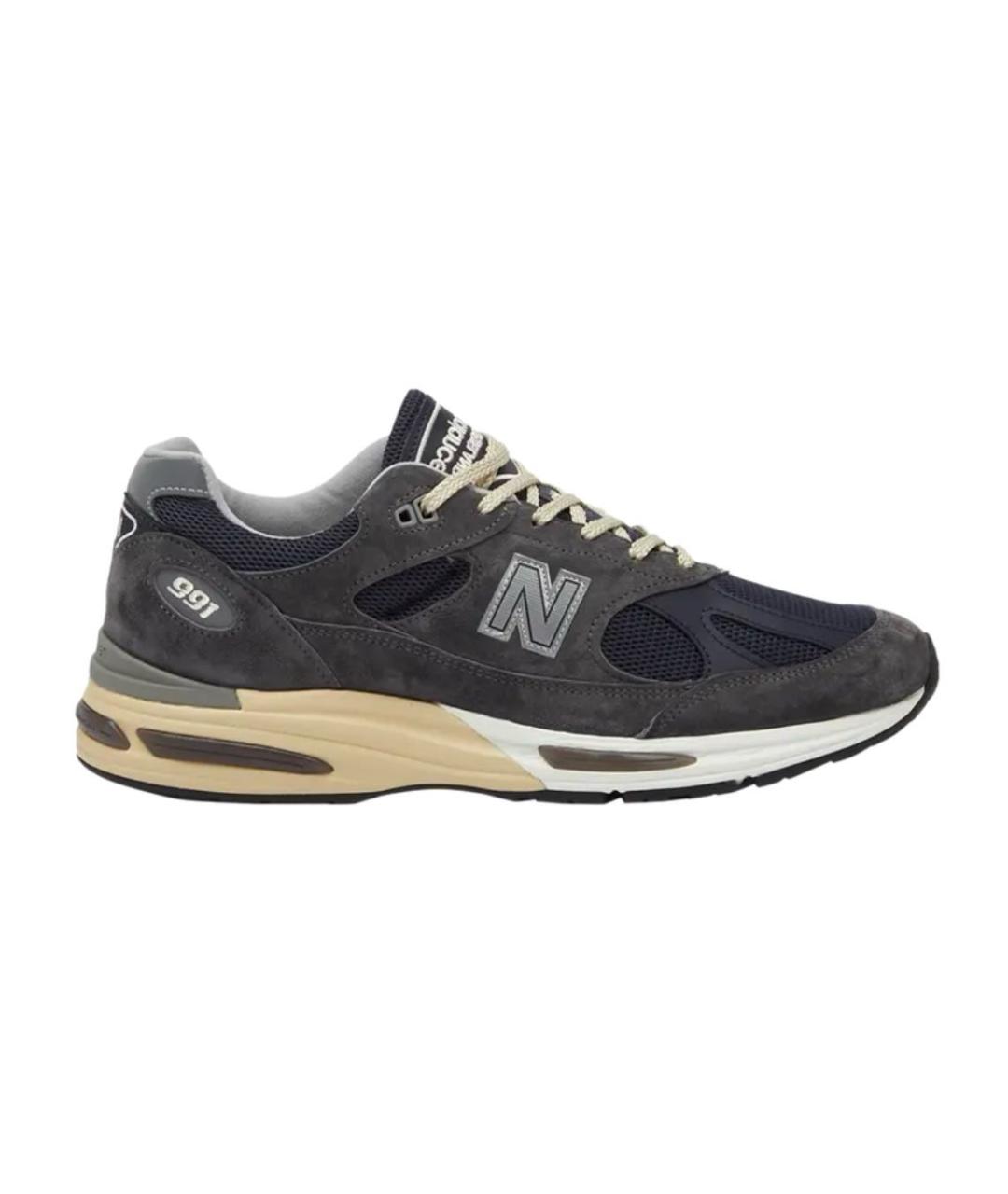NEW BALANCE Антрацитовые низкие кроссовки / кеды, фото 2