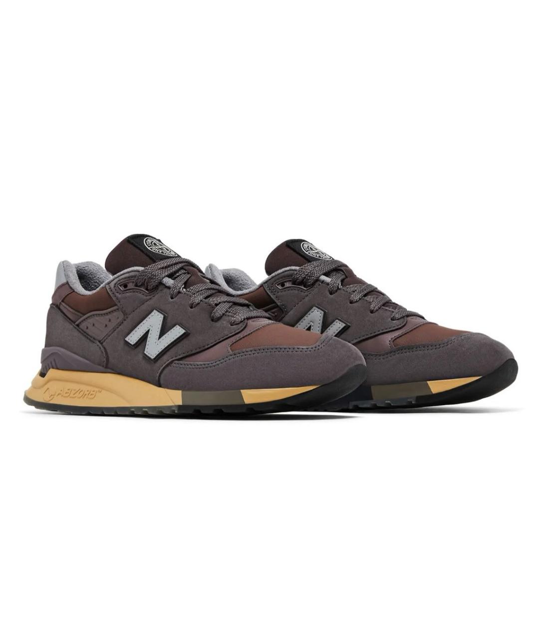 NEW BALANCE Коричневые низкие кроссовки / кеды, фото 5