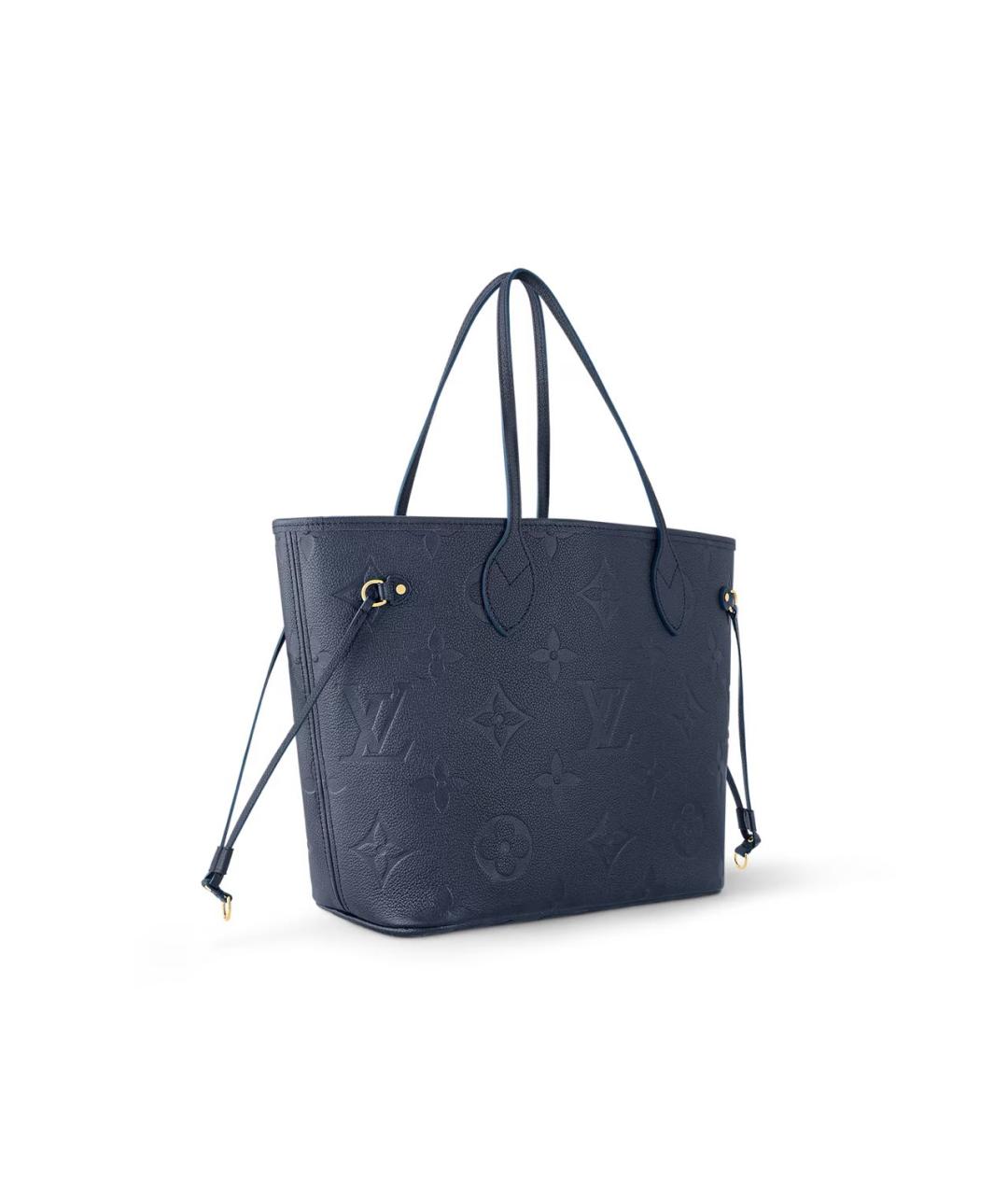 LOUIS VUITTON Темно-синяя сумка тоут, фото 3
