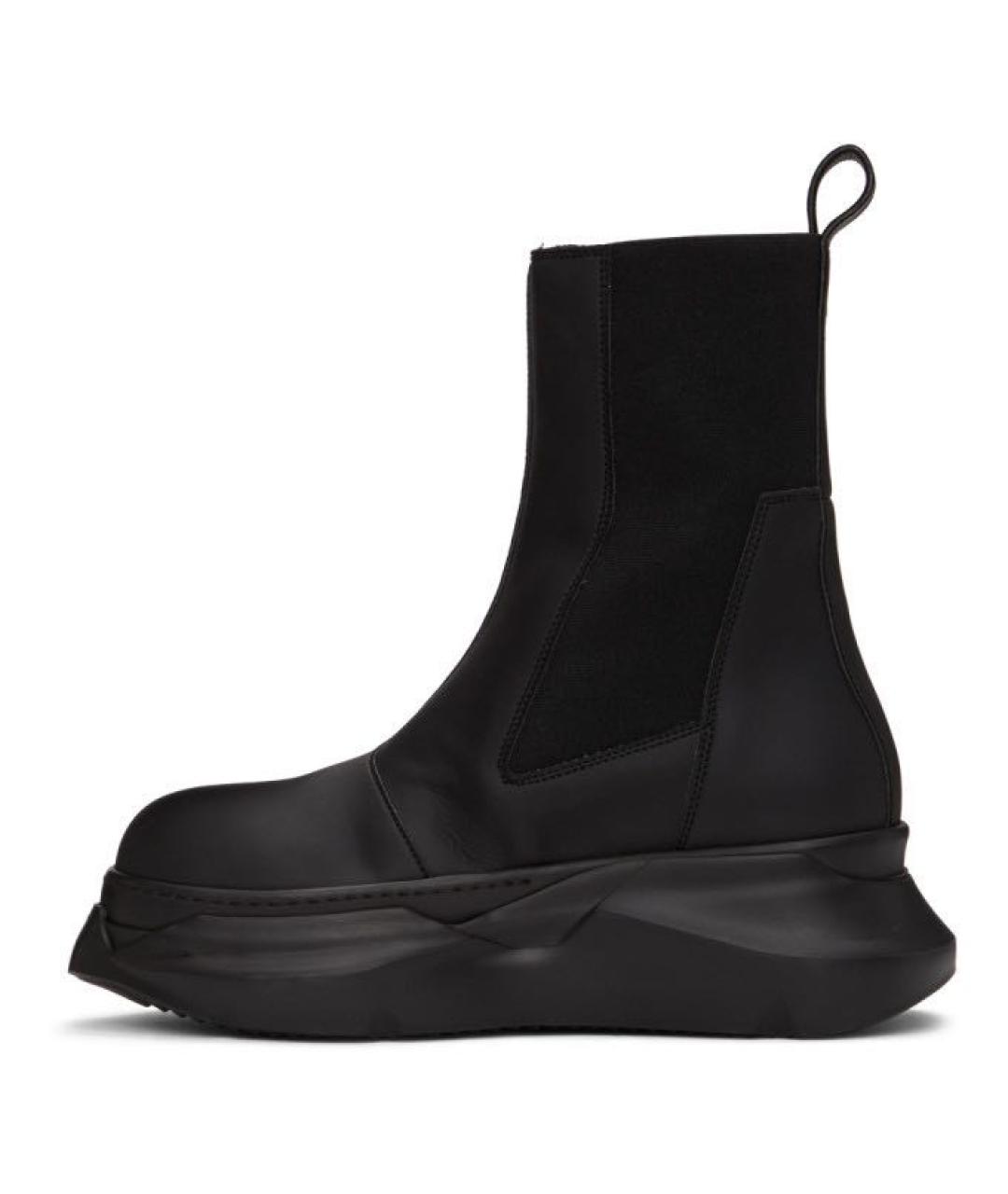 RICK OWENS DRKSHDW Черные высокие ботинки, фото 3