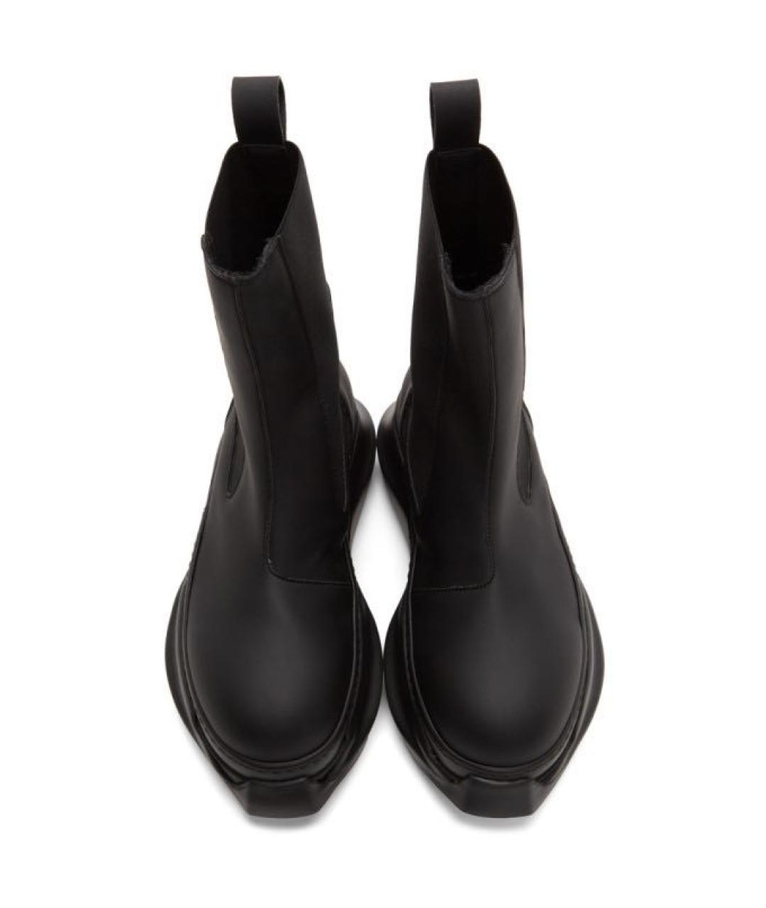 RICK OWENS DRKSHDW Черные высокие ботинки, фото 5