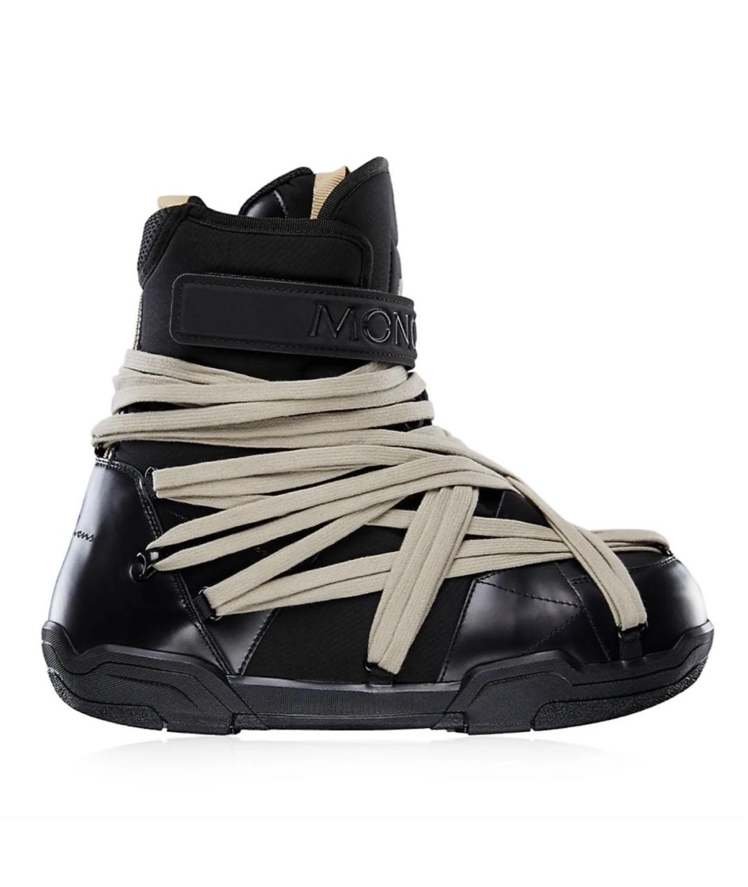 RICK OWENS Черные высокие ботинки, фото 5