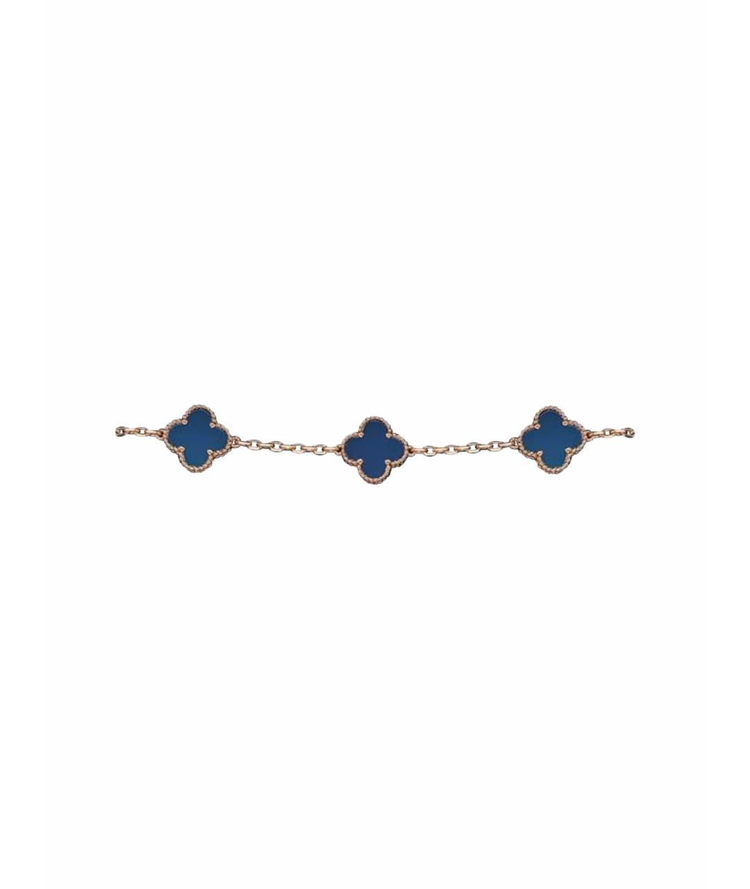 VAN CLEEF & ARPELS Синий браслет из желтого золота, фото 1