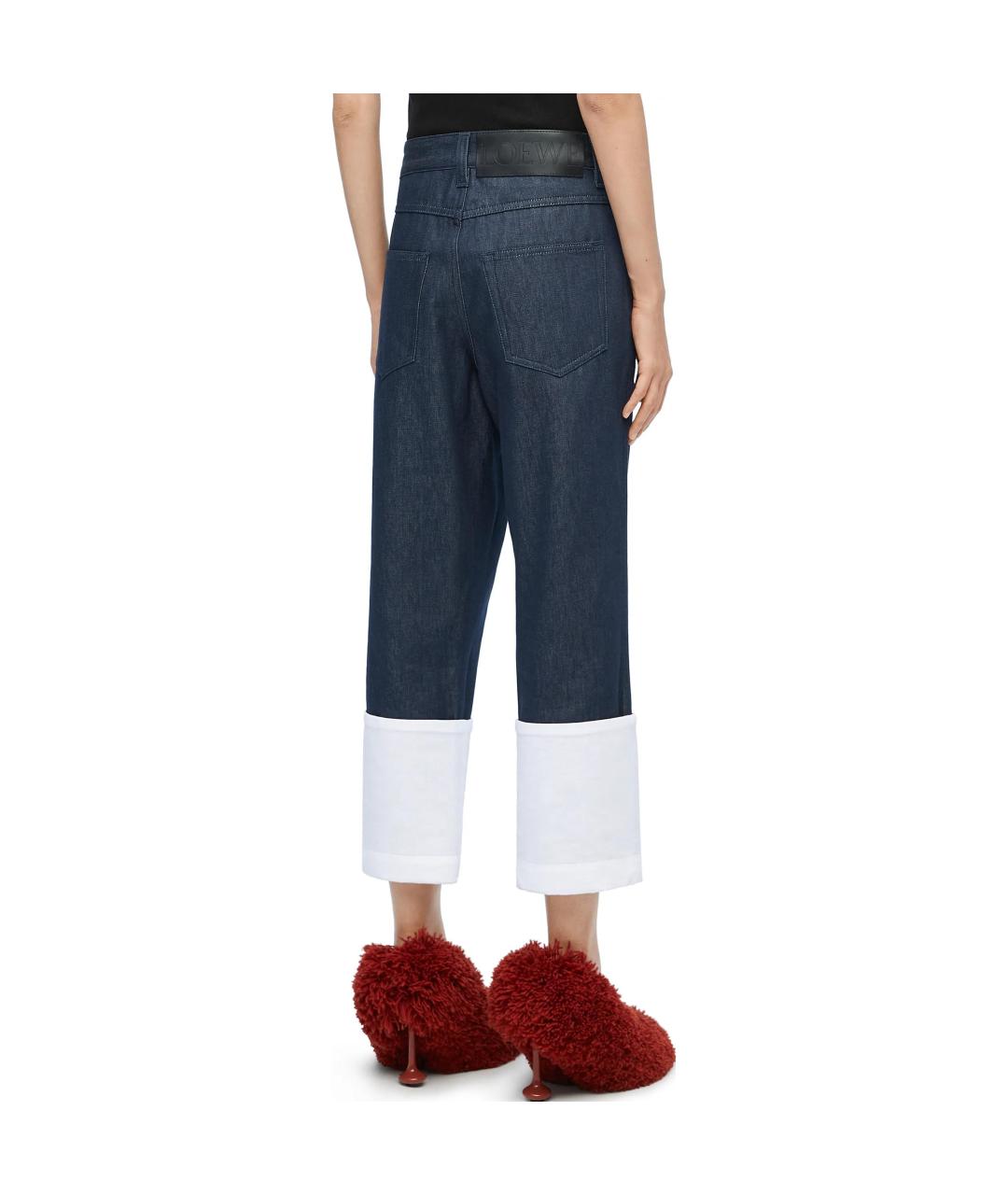 LOEWE Синие прямые джинсы, фото 3